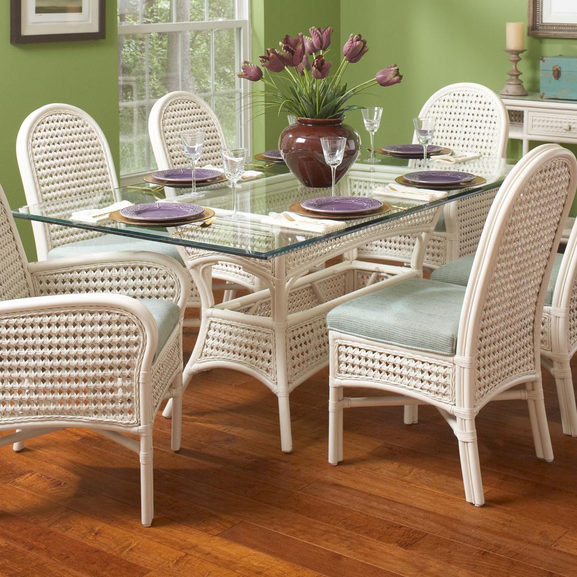 Braxton Culler Captiva Tropical Rectangular Gl Table With Wicker Braxton Culler Captiva Tropical Rectangular Gl Table With Wicker Base Ahfa Dining Room Dealer Locator