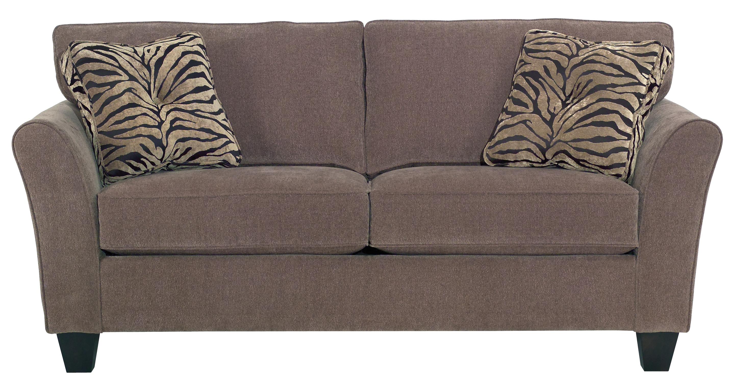broyhill furniture maddie two seat apartment sofa with contemporary