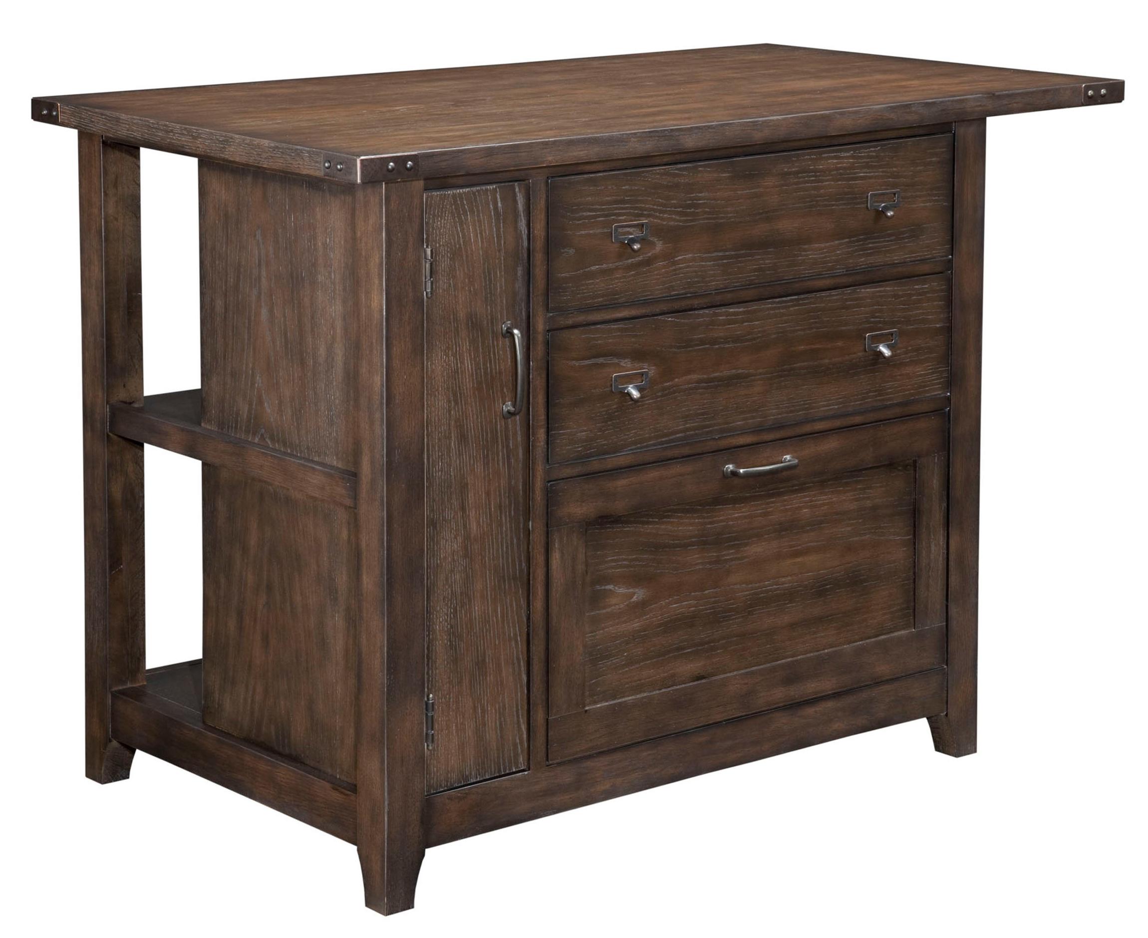 broyhill furniture attic retreat rustic style kitchen island with