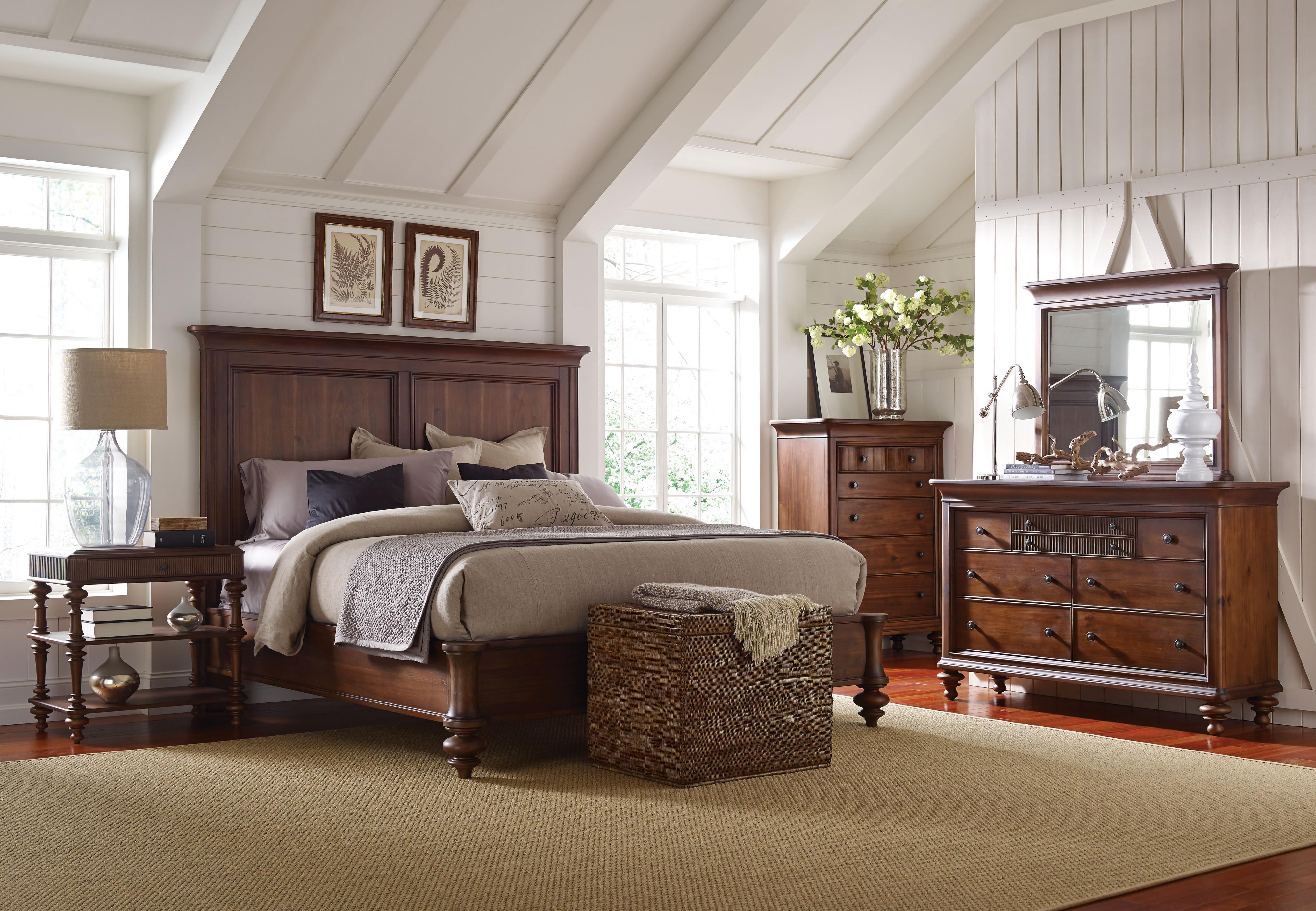 Broyhill Furniture Cascade California King Panel Bed with ...