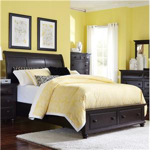 Broyhill Furniture Farnsworth Queen Sleigh Bed with Storage