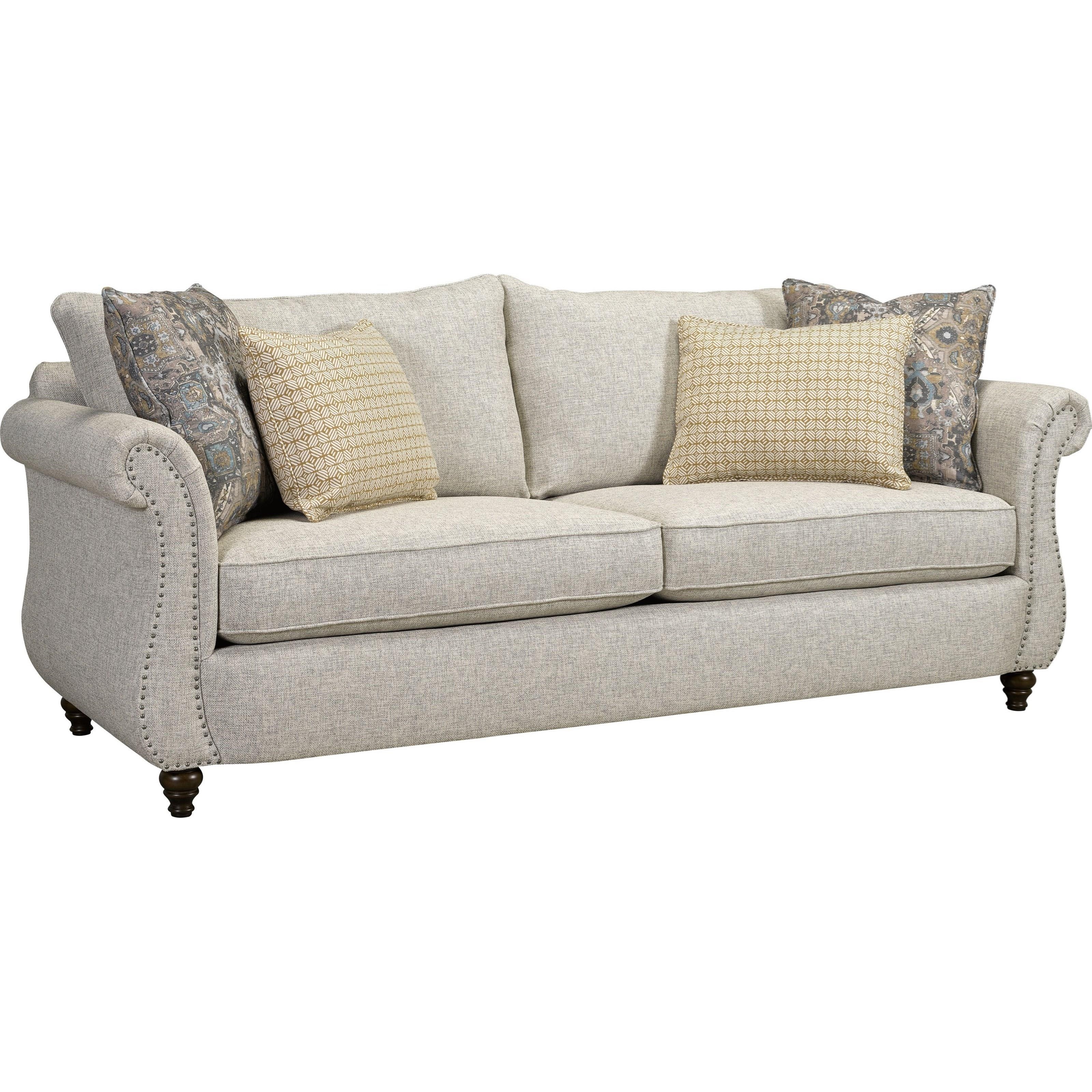 Broyhill Furniture Hattie Traditional Sofa With Nail Head Trim Broyhill Furniture Hattie Sofa Item Number 7932 300