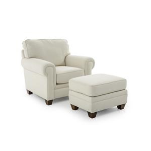 Broyhill Furniture Monica Chair and Ottoman