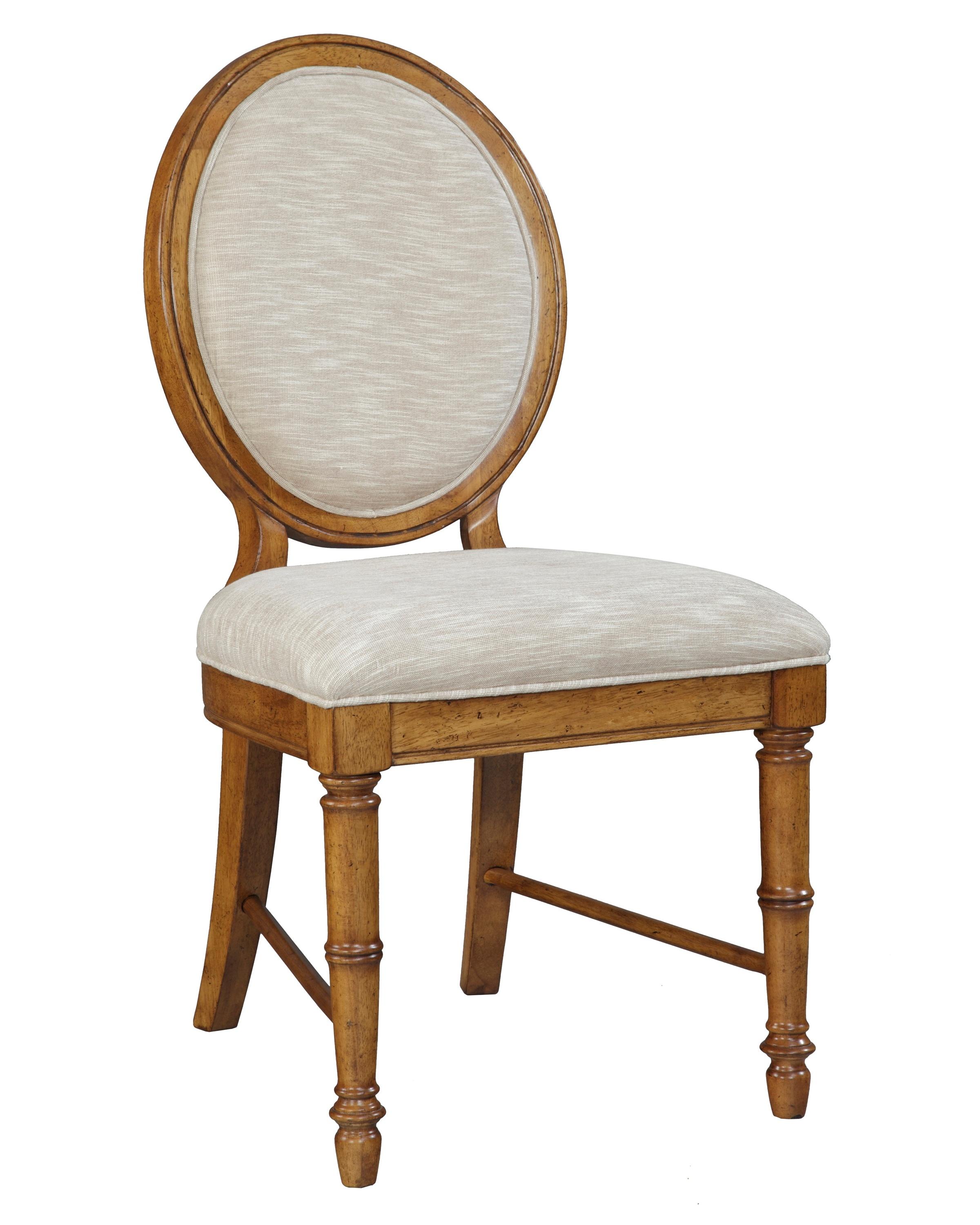 broyhill furniture samana cove upholstered dining side chair with