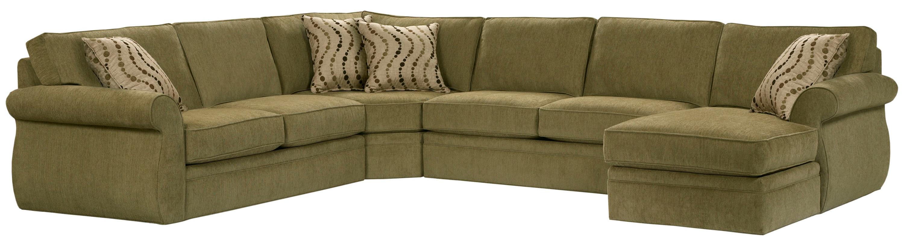 Broyhill Furniture Veronica Chaise Sectional With Sleeper