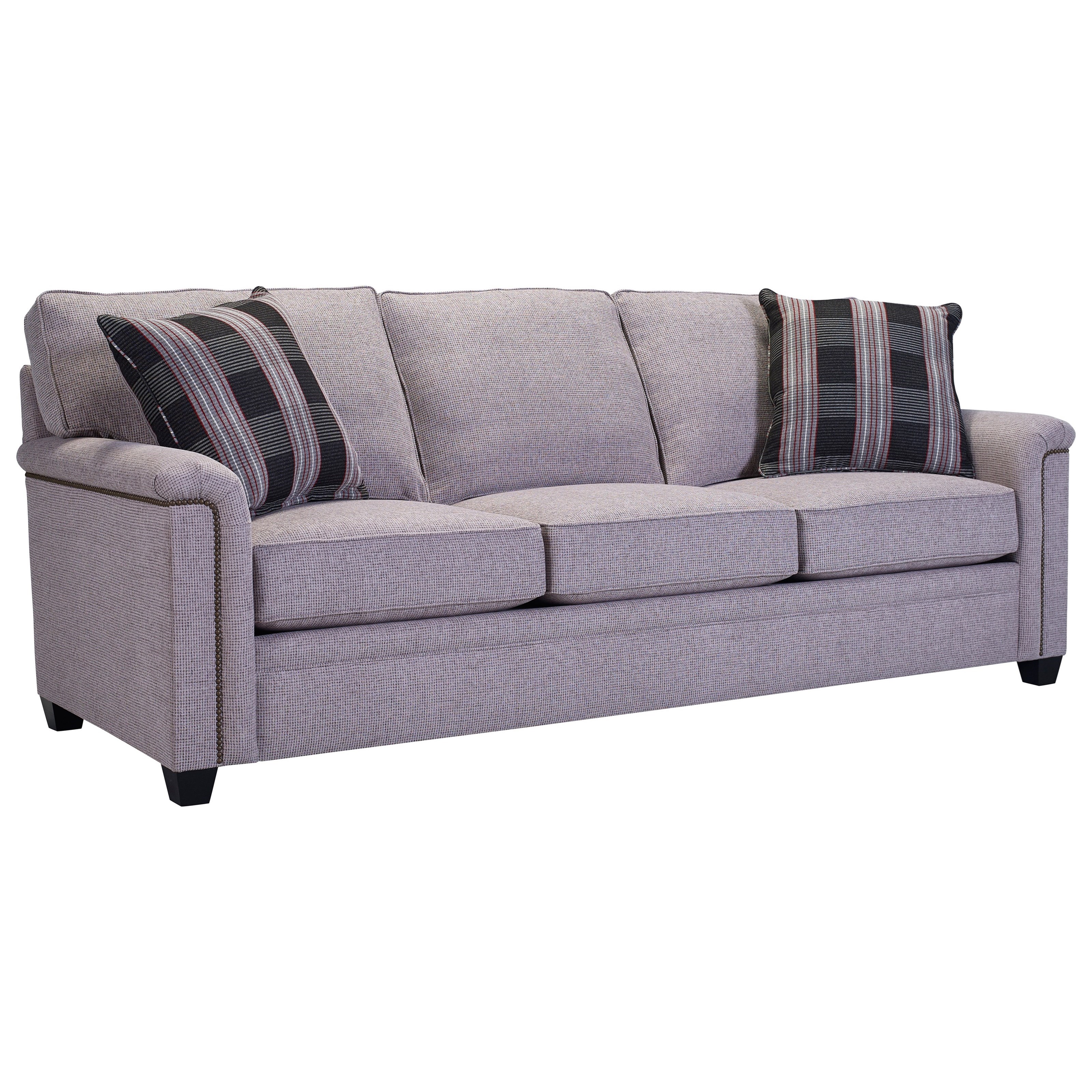 Broyhill Furniture Warren Sofa With Nailhead Trim Accents Wayside Broyhill Furniture Warren Sofa Item Number 4287 3 4695 95