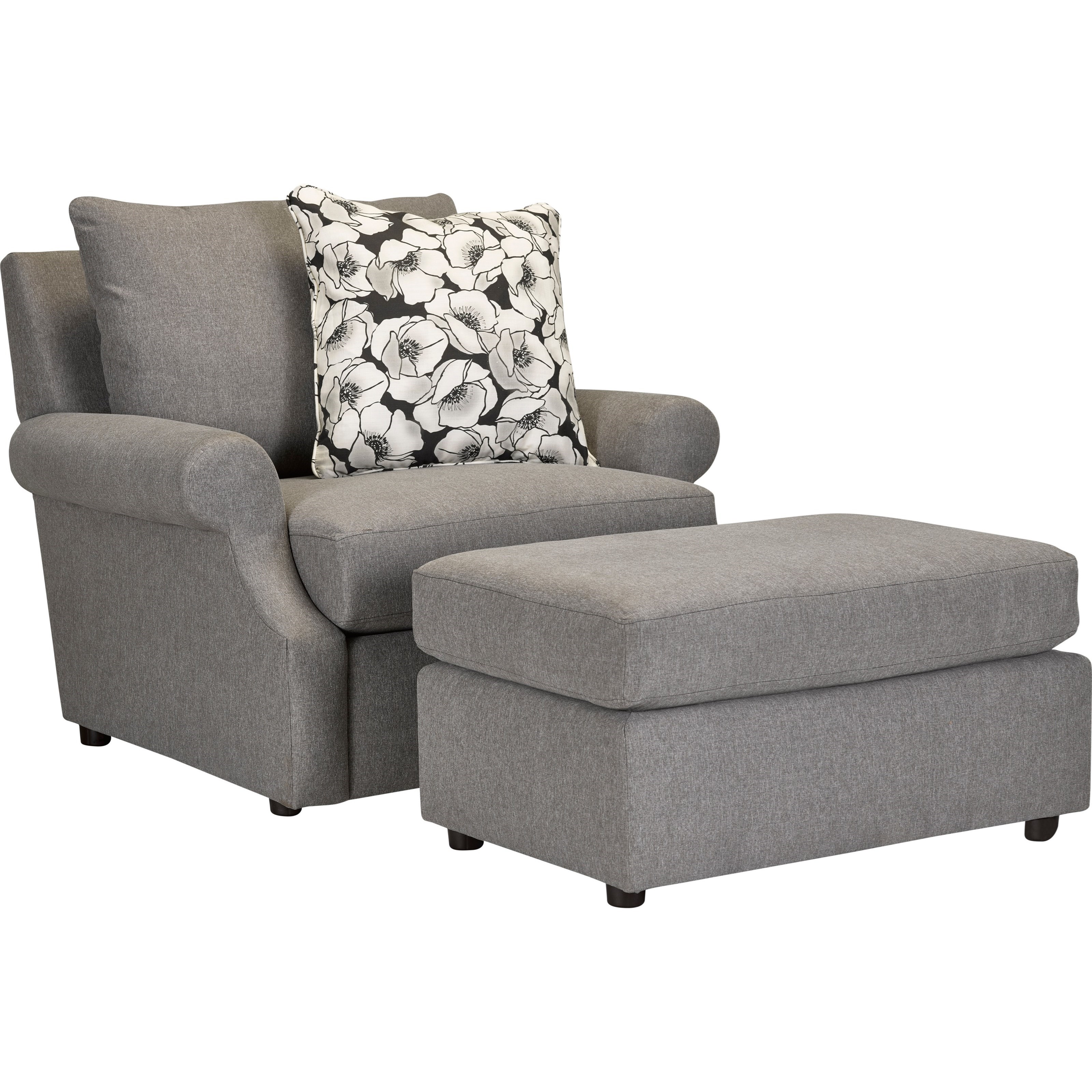 Broyhill Furniture 4416 Casual Chair & 1/2 with Scooped Arms | Find
