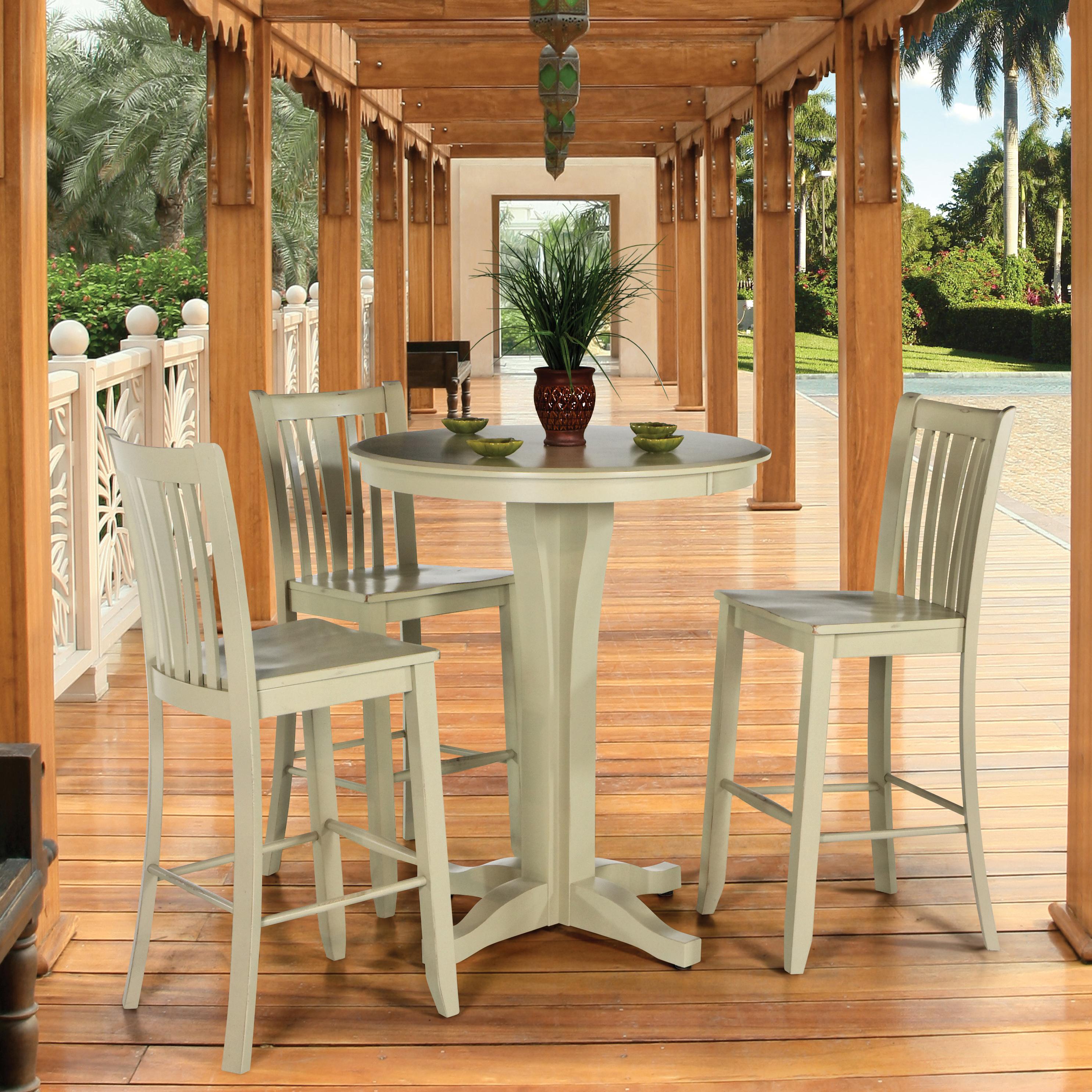 Canadel Custom Dining High Tab020986868a 3xsto0351 Canadel Custom Dining High Tab020986868a 3xsto0351 Customizable Round Pub Table Stool Set Furniture And Liancemart