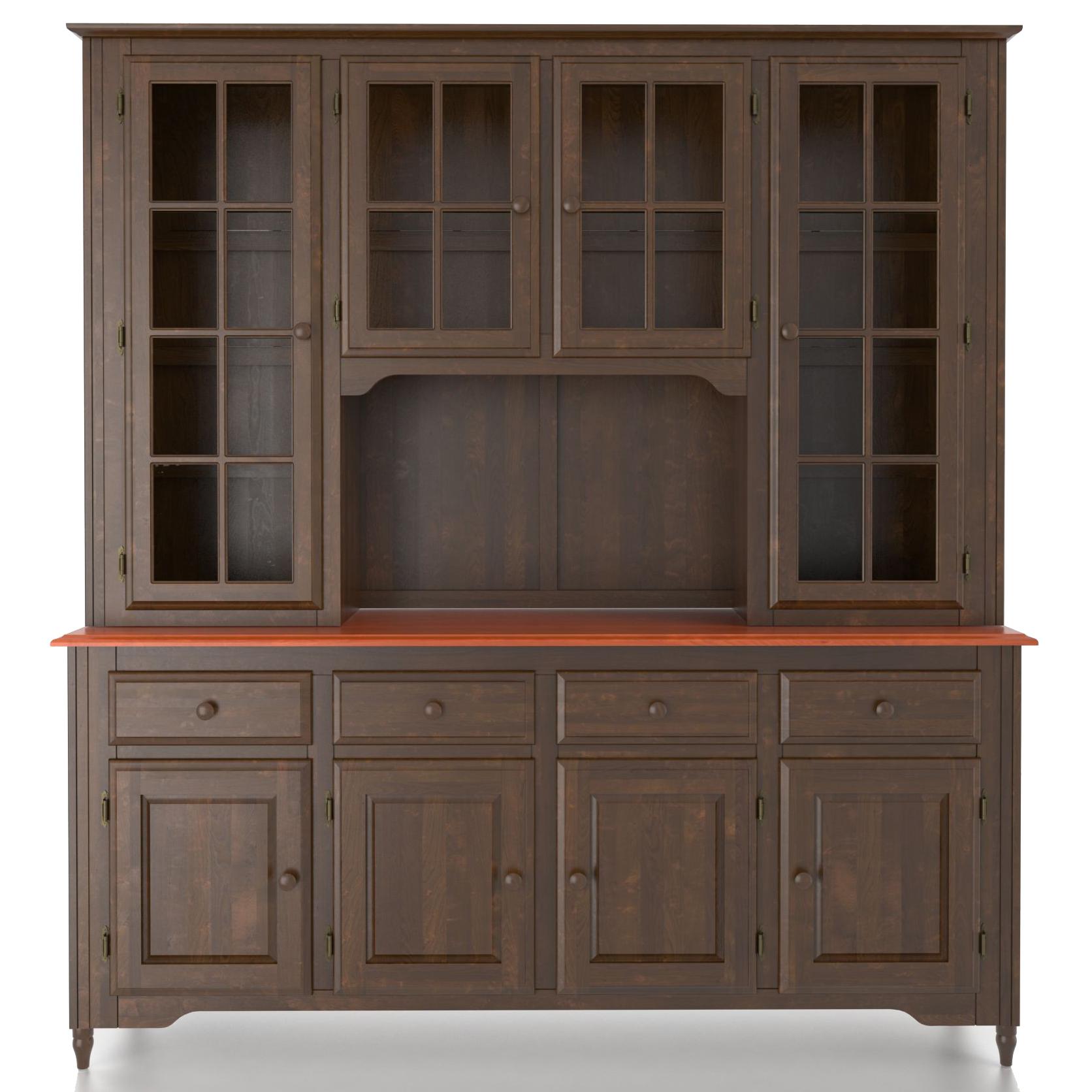 Canadel Custom Dining Customizable 72 Inch Buffet & Hutch