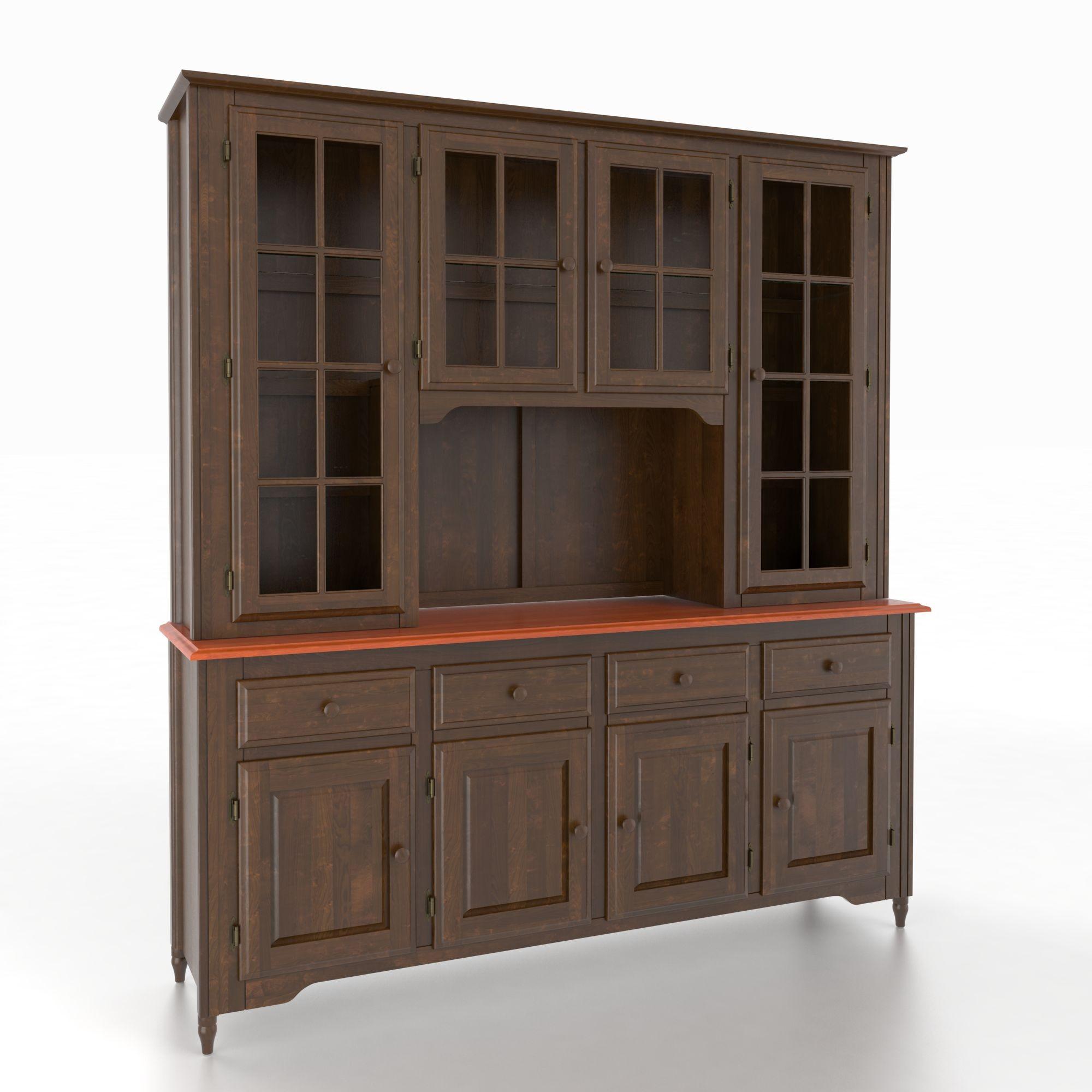 Canadel Custom Dining Customizable 72 Inch Buffet & Hutch Dunk