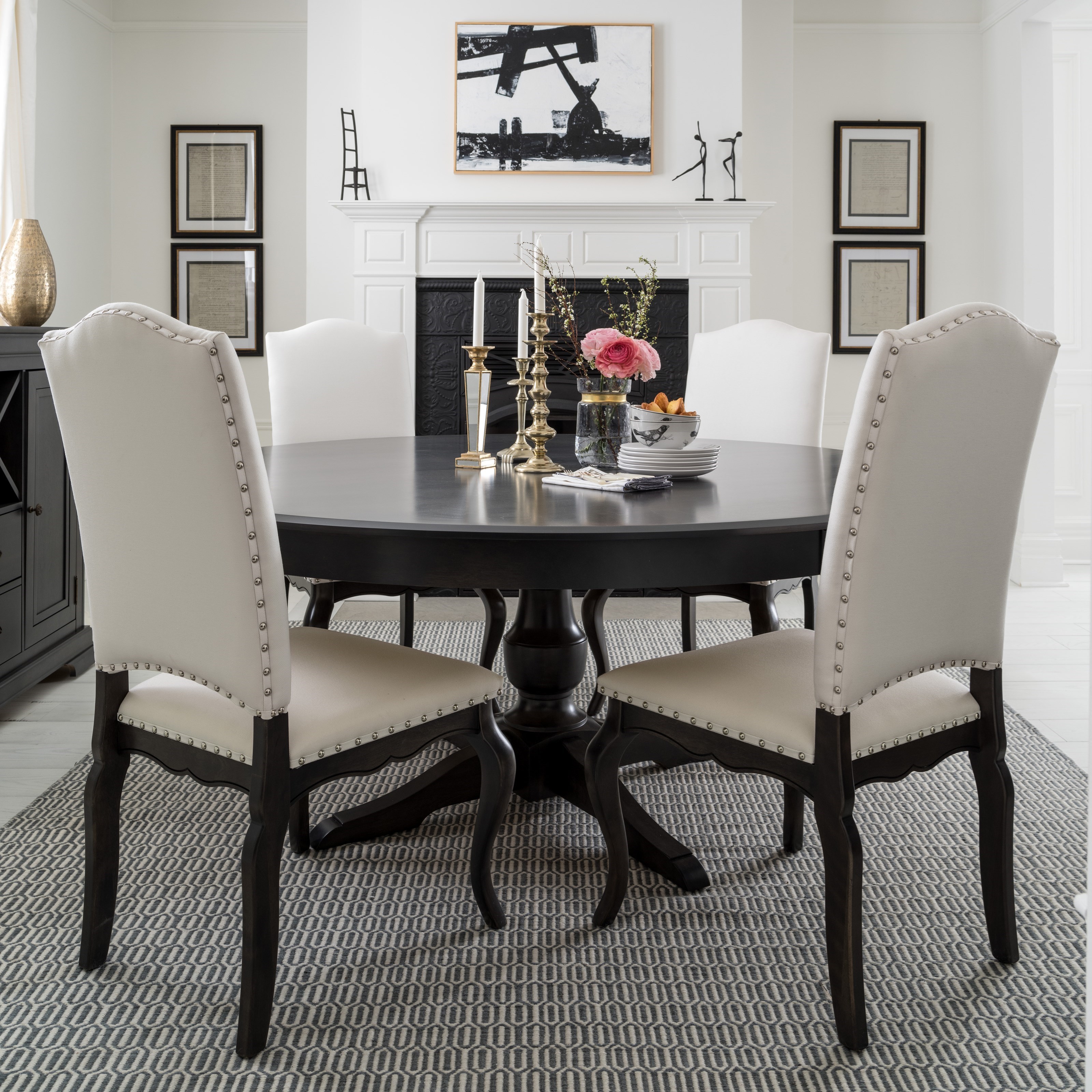 Canadel Custom Dining Customizable Round Table With Single