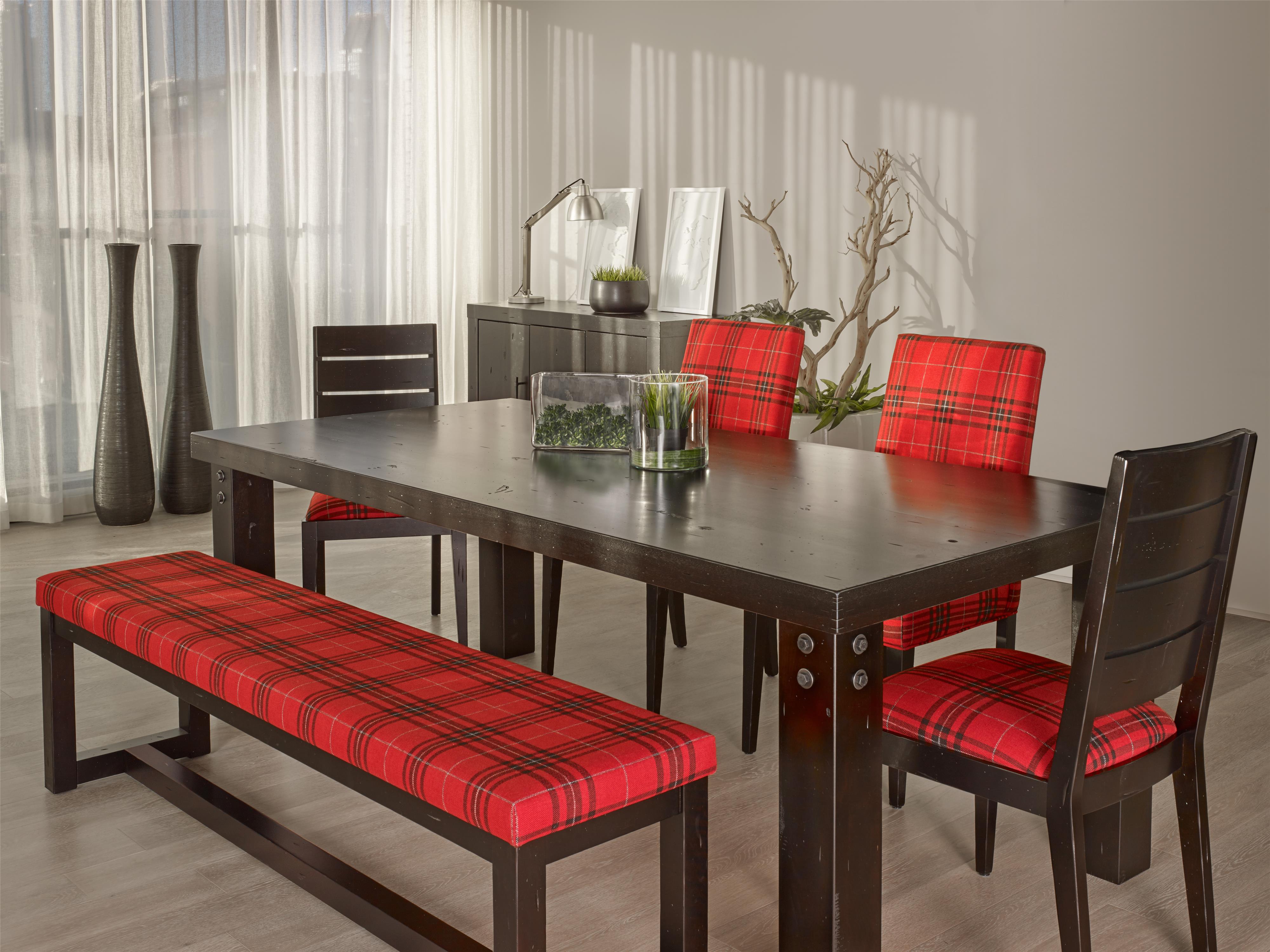 Canadel Loft Custom Dining Customizable Rectangular Table Set