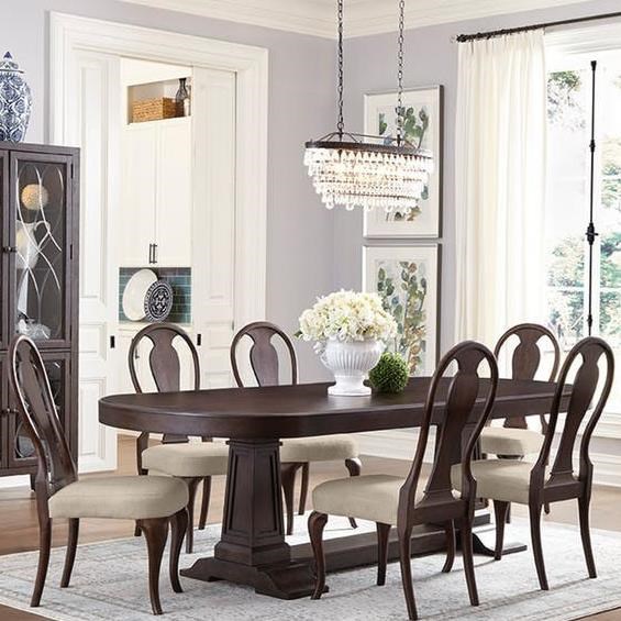Carolina Preserves By Klaussner Charleston Lane Transitional 7 Piece Dining Set Dream Home Interiors Dining 7 Or More Piece Sets