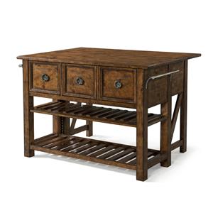 Easton Collection Farmhouse Loblolly Kitchen Island