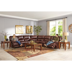Sectional Sofas Vandrie Home Furnishings Reclining Sectional