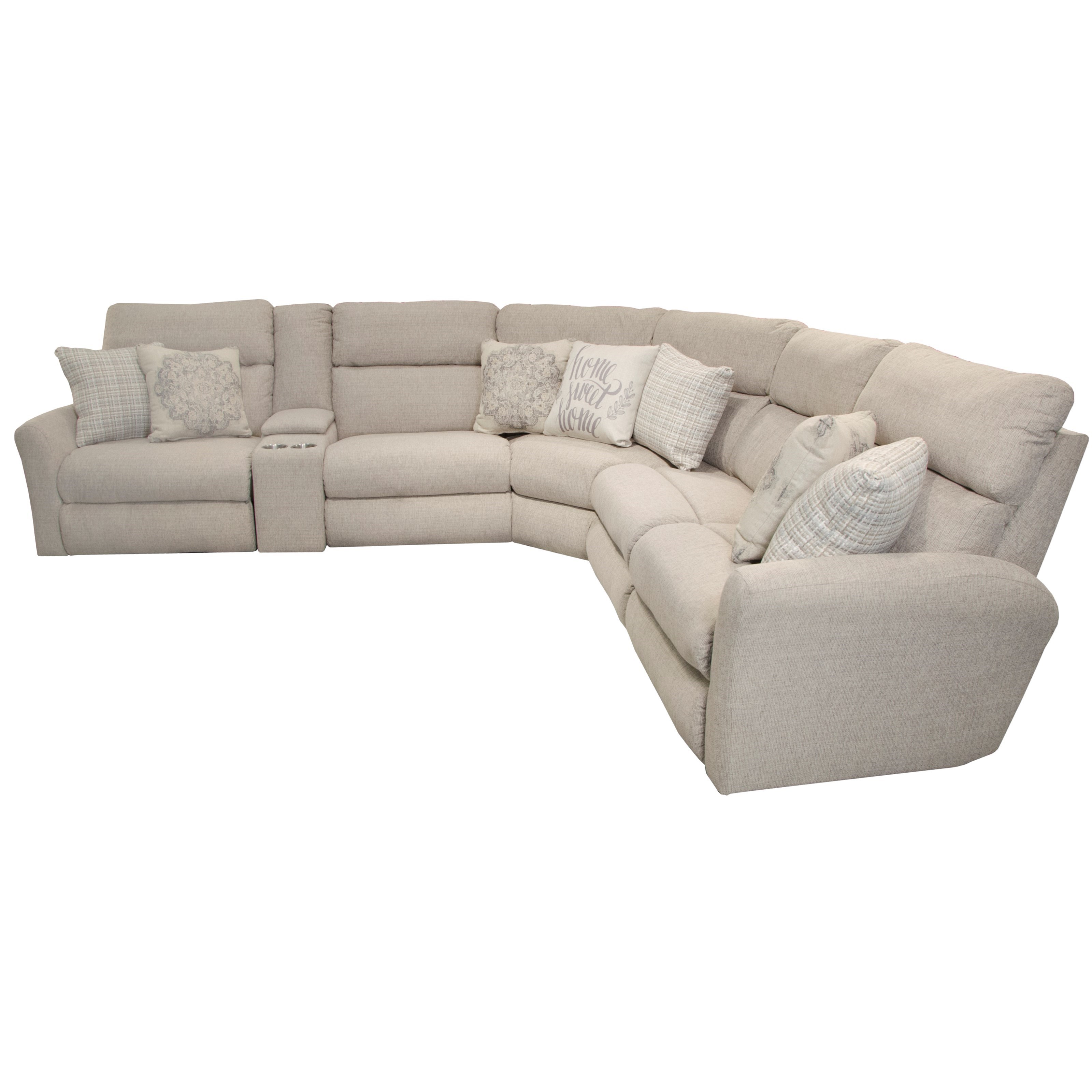Catnapper McPherson Contemporary Reclining Sectional Wayside
