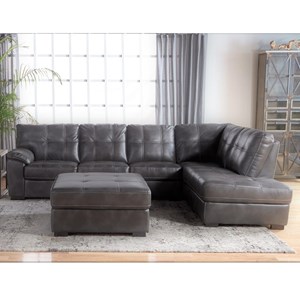Sectional Sofas In Montana North Dakota South Minnesota Tufted Sectional With Per Chaise