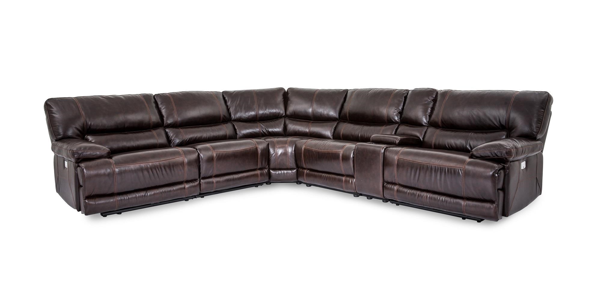 Cheers Sofa Collins CHEEGRPX9509MSECTIONAL Leather Power Reclining 6