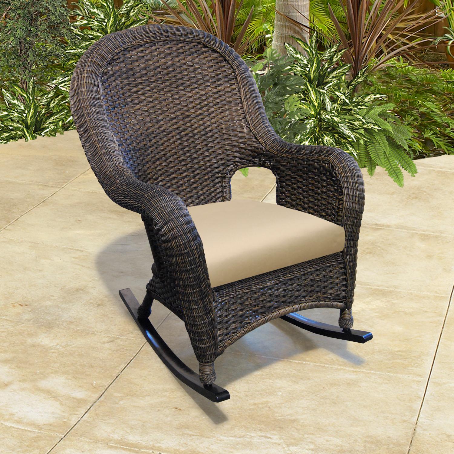 NorthCape International Monaco NC Woven Outdoor High Back ...