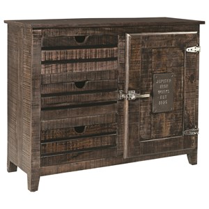Coast to Coast Imports Coast to Coast Accents One Door Three Drawer Cabinet