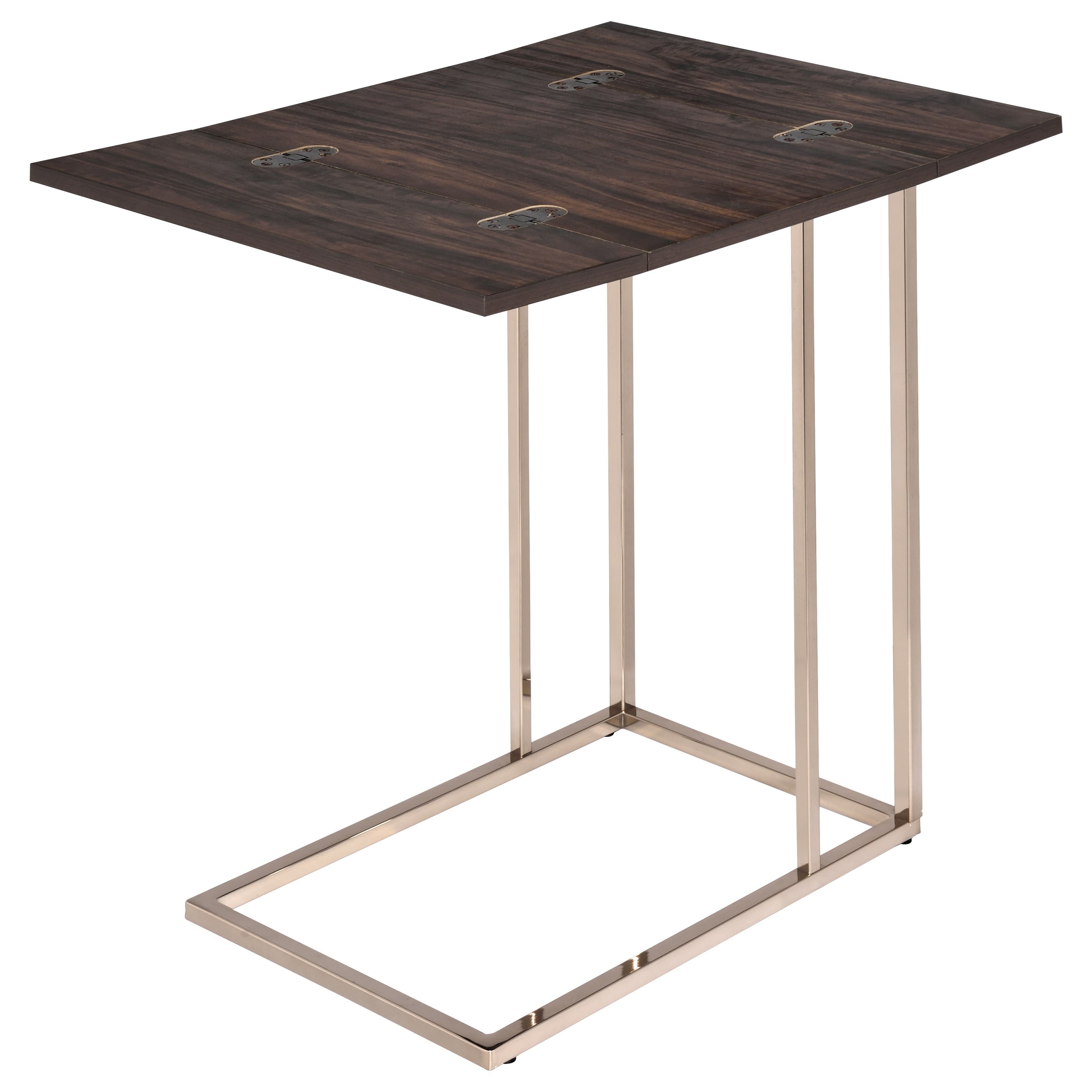 Casual Cappuccino Finish Storage Chairside Accent End Table by Coaster 900992
