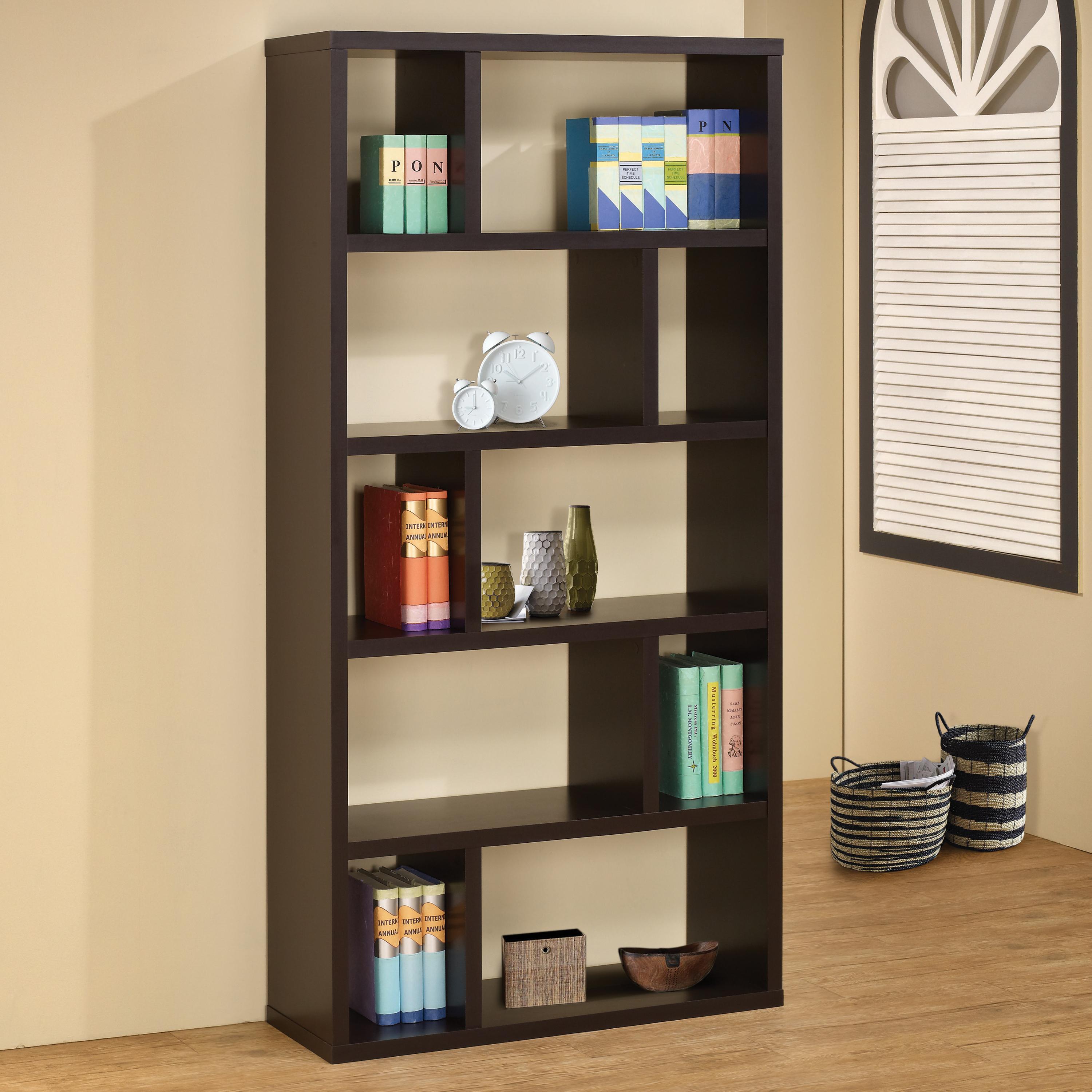Contemporary Bookshelf Bookcases By Coaster Wil Furniture Coaster Bookcases Contemporary Bookshelf