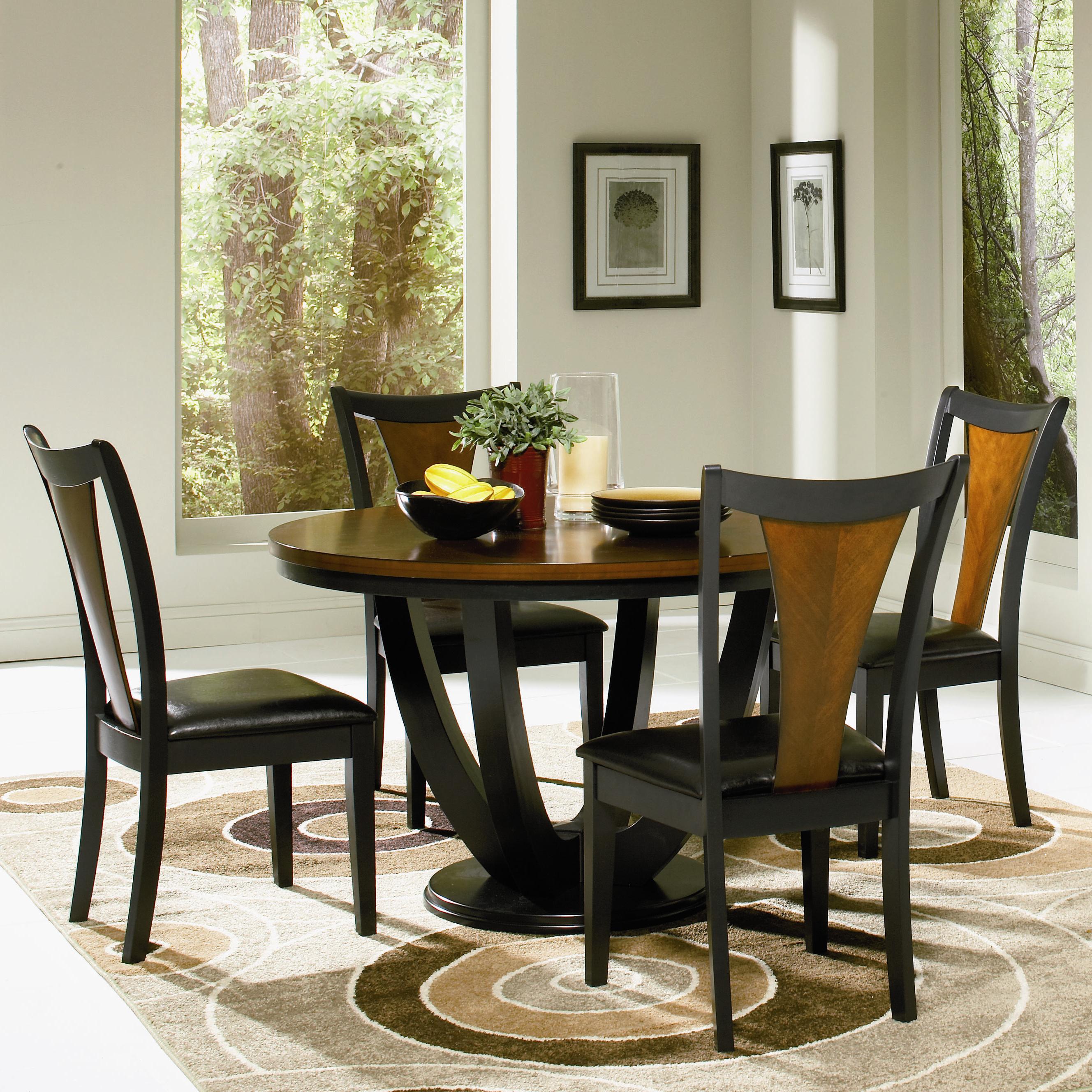 coaster boyer 5 piece table and chair set - value city furniture coaster boyer 5 piece table and chair set - value city furniture