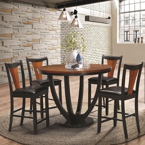 Coaster Boyer 5 Piece Counter Table and Chair Set