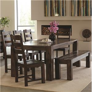 Coaster Calabasas 7 Piece Table & Chair Set