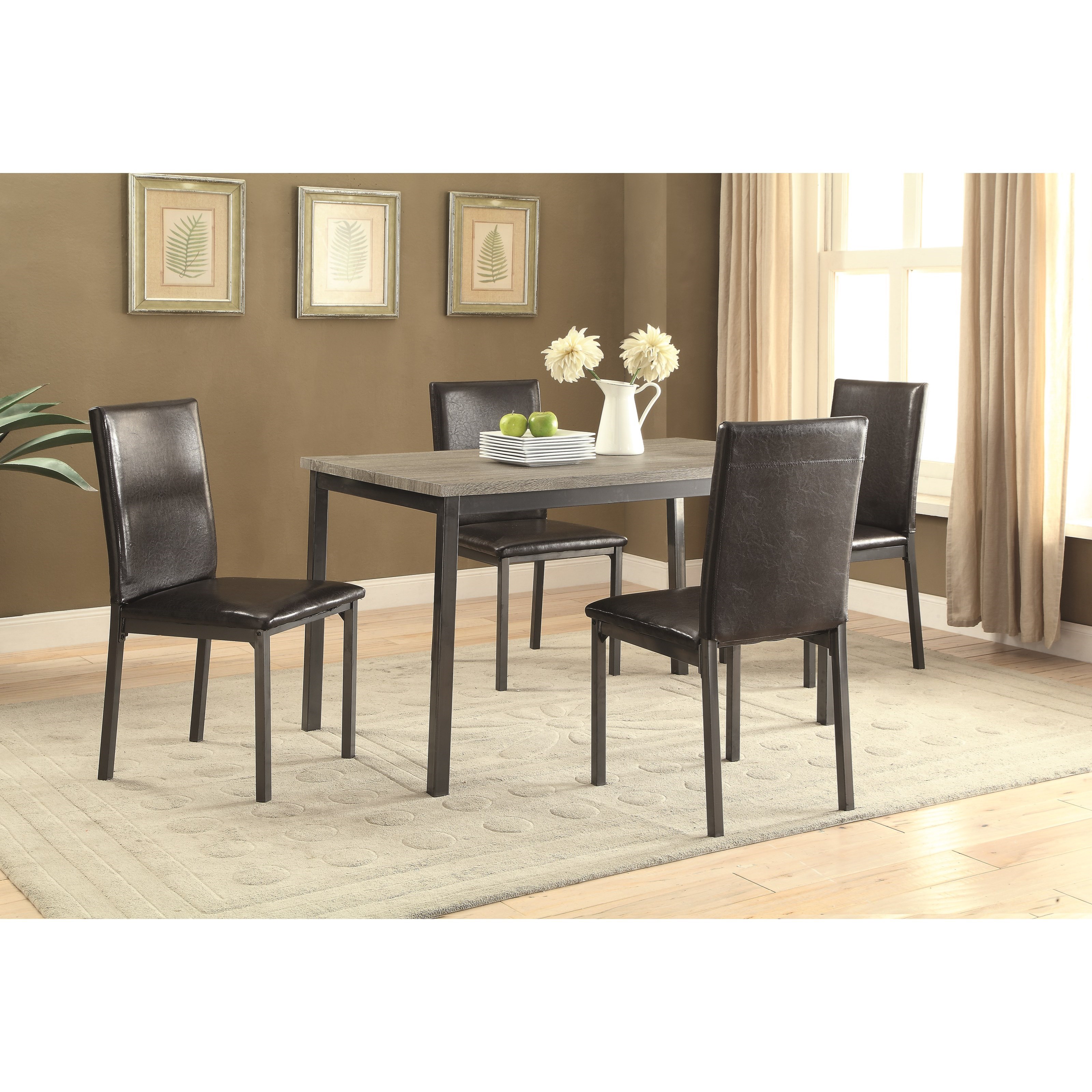 Coaster Garza Upholstered Dining Chair with Full Back Value City