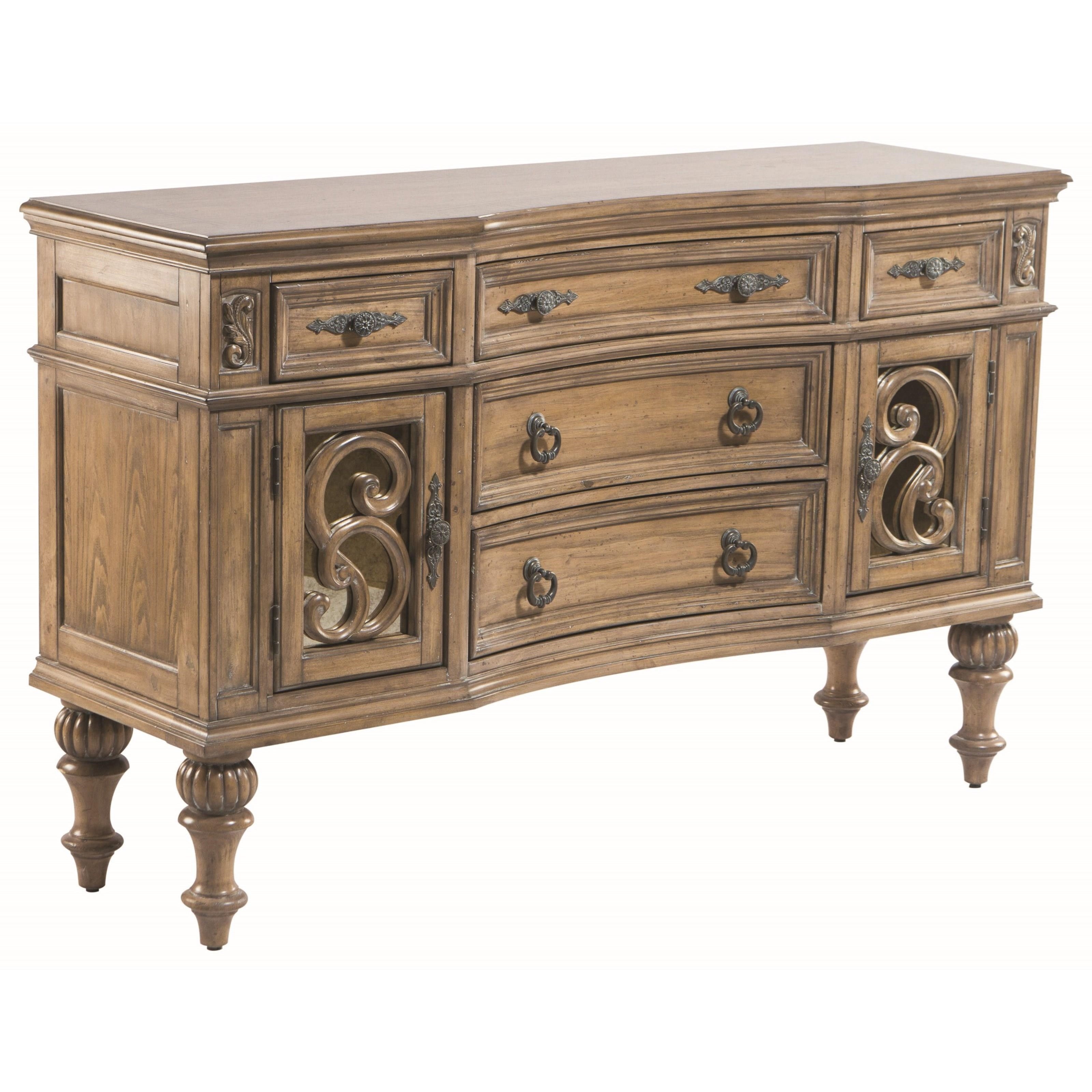 Coaster Ilana 122216 Traditional Server with Concealed Storage Del