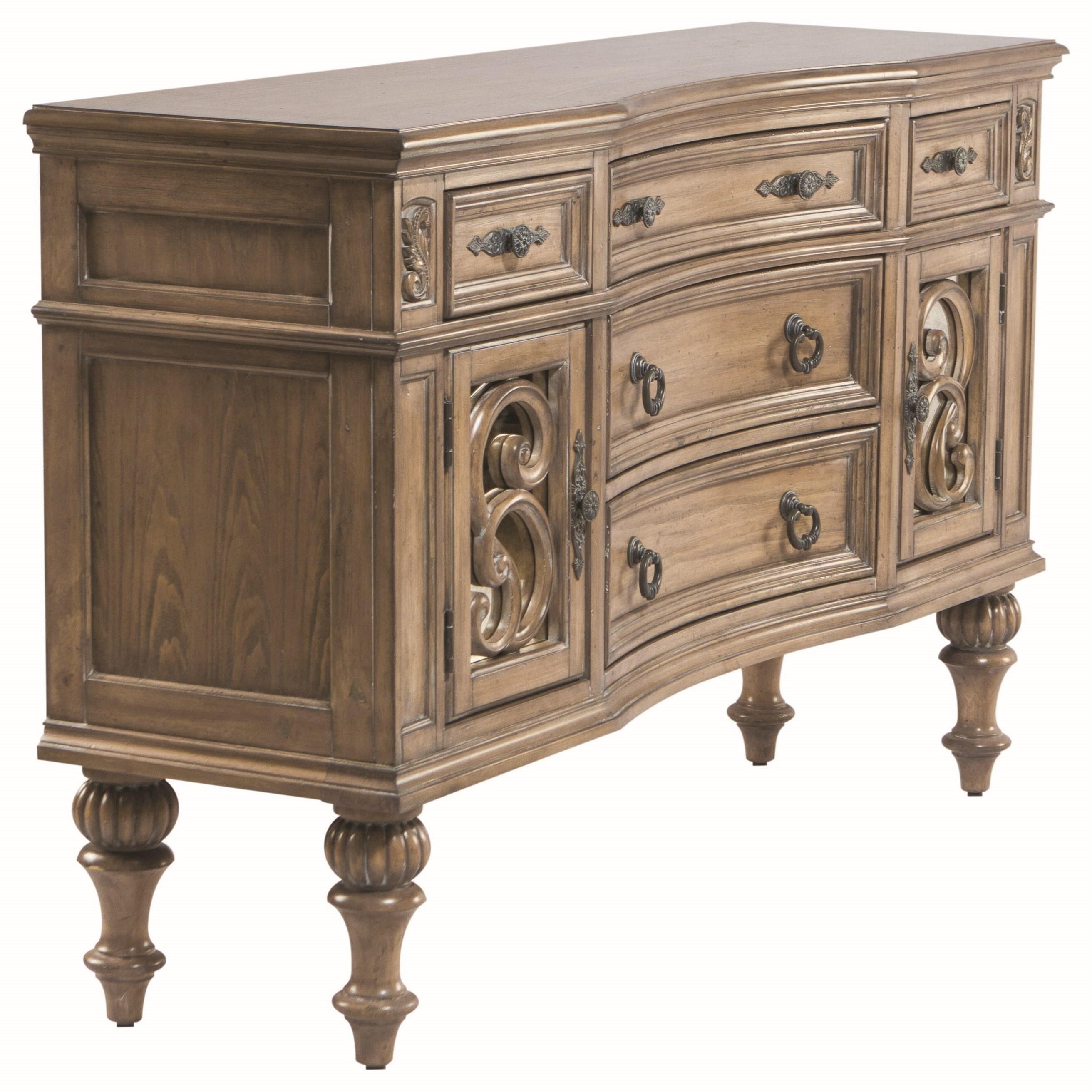 Coaster Ilana 122216 Traditional Server with Concealed Storage Del