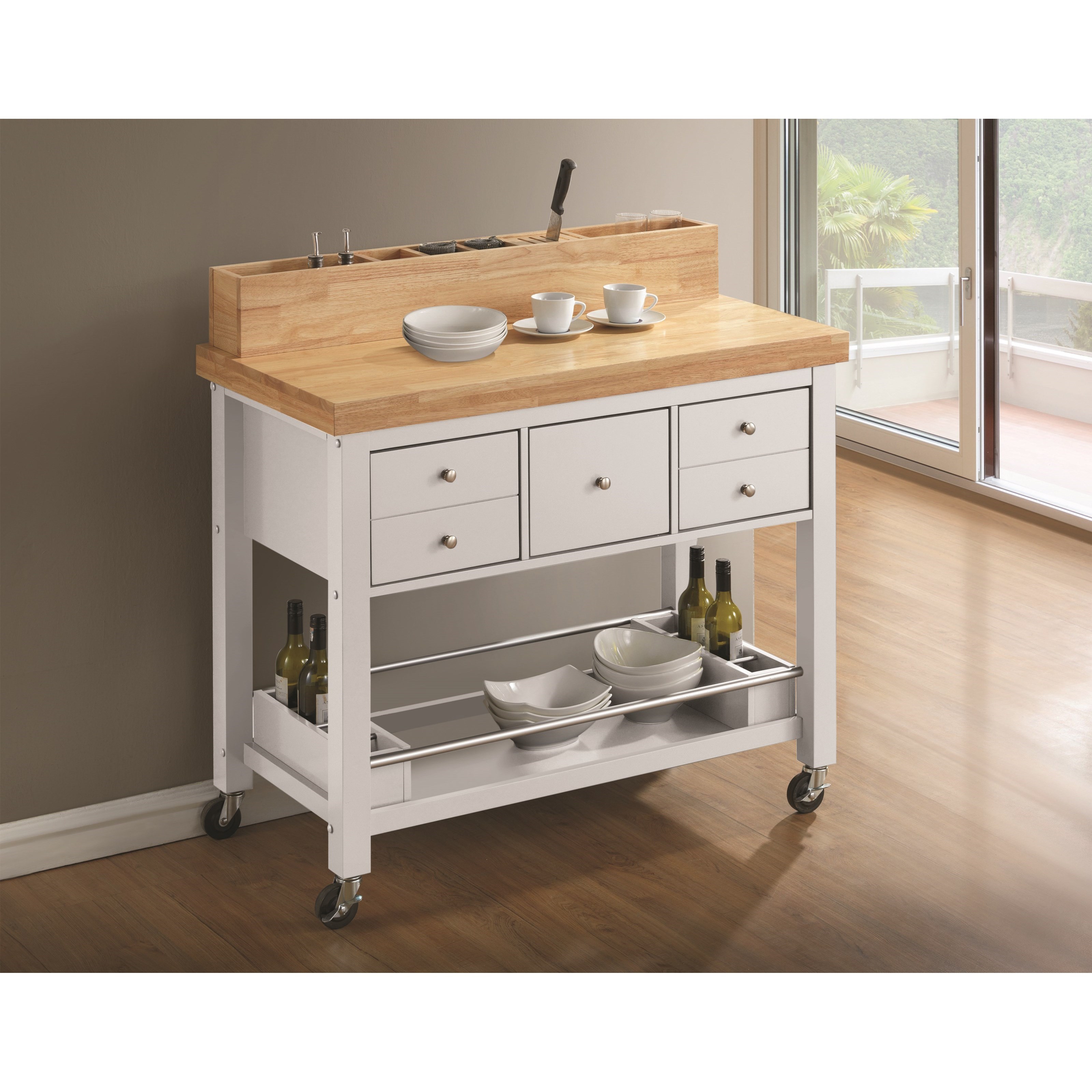 coaster kitchen carts kitchen island with casters value coaster kitchen carts kitchen island with casters value