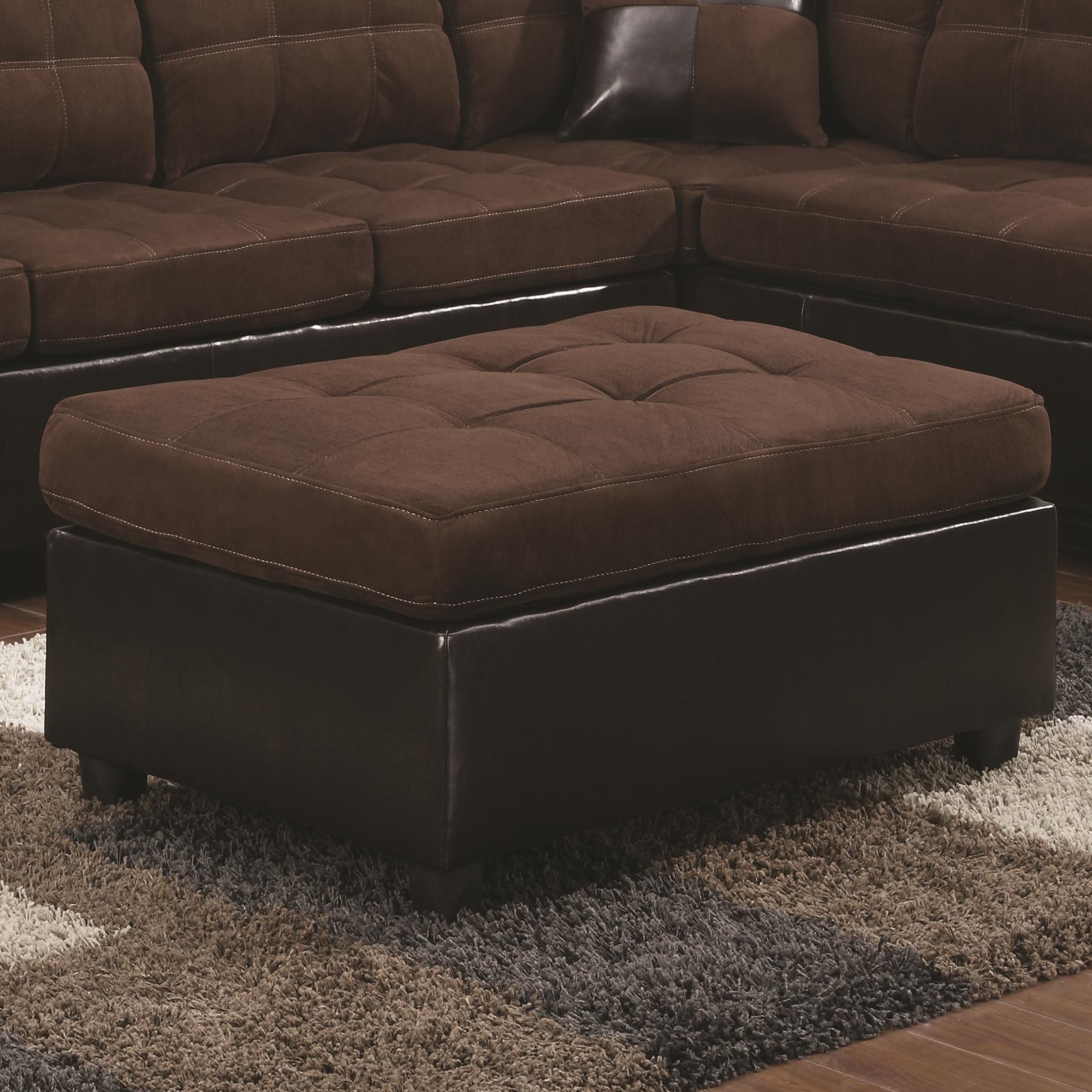 Coaster Mallory 505656 Casual And Contemporary Ottoman Northeast Factory Direct Ottomans