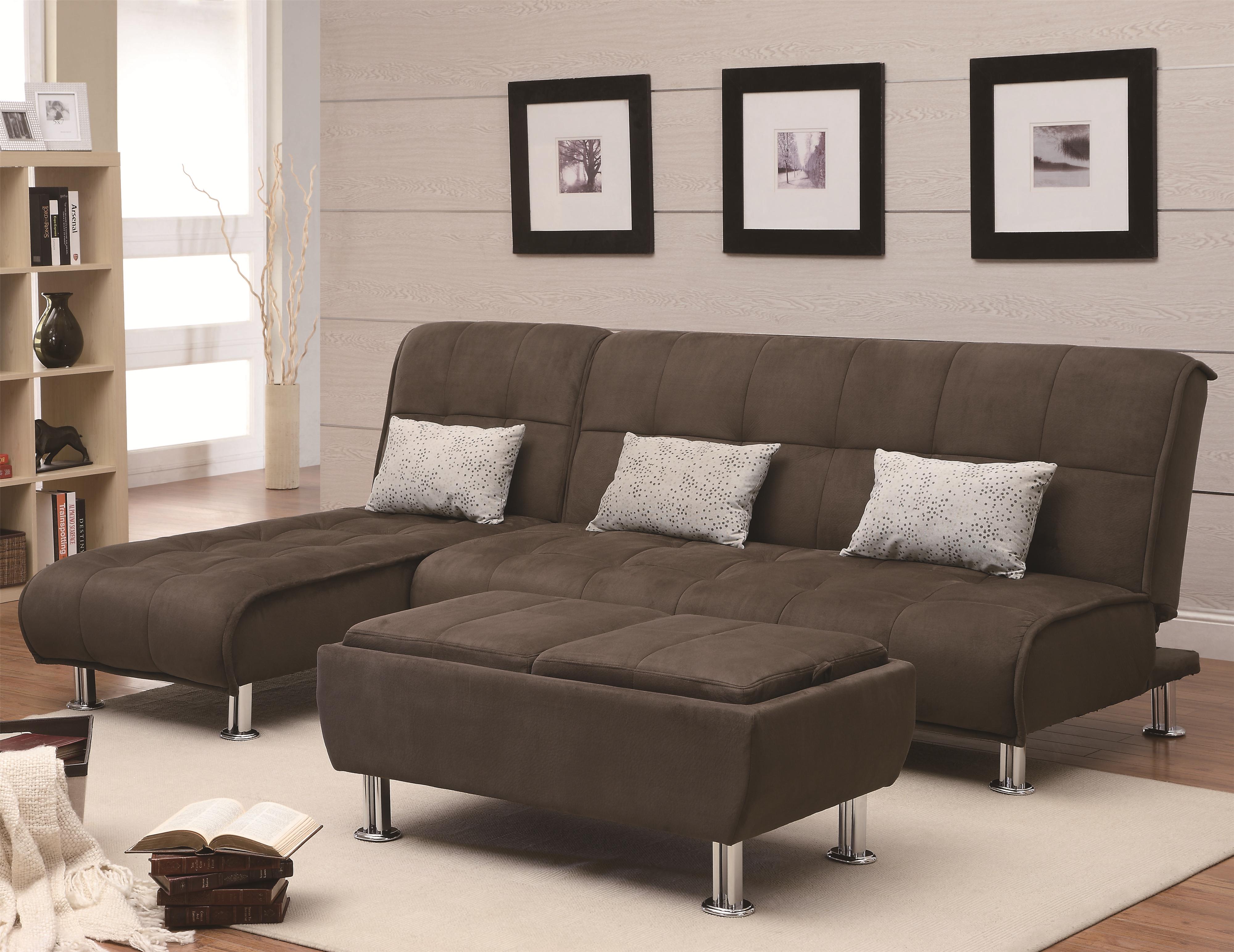 Coaster Sofa Beds And Futons Sectional Sleeper Dunk Bright Coaster Sofa Beds And Futons Sectional Item Number 300277 300276