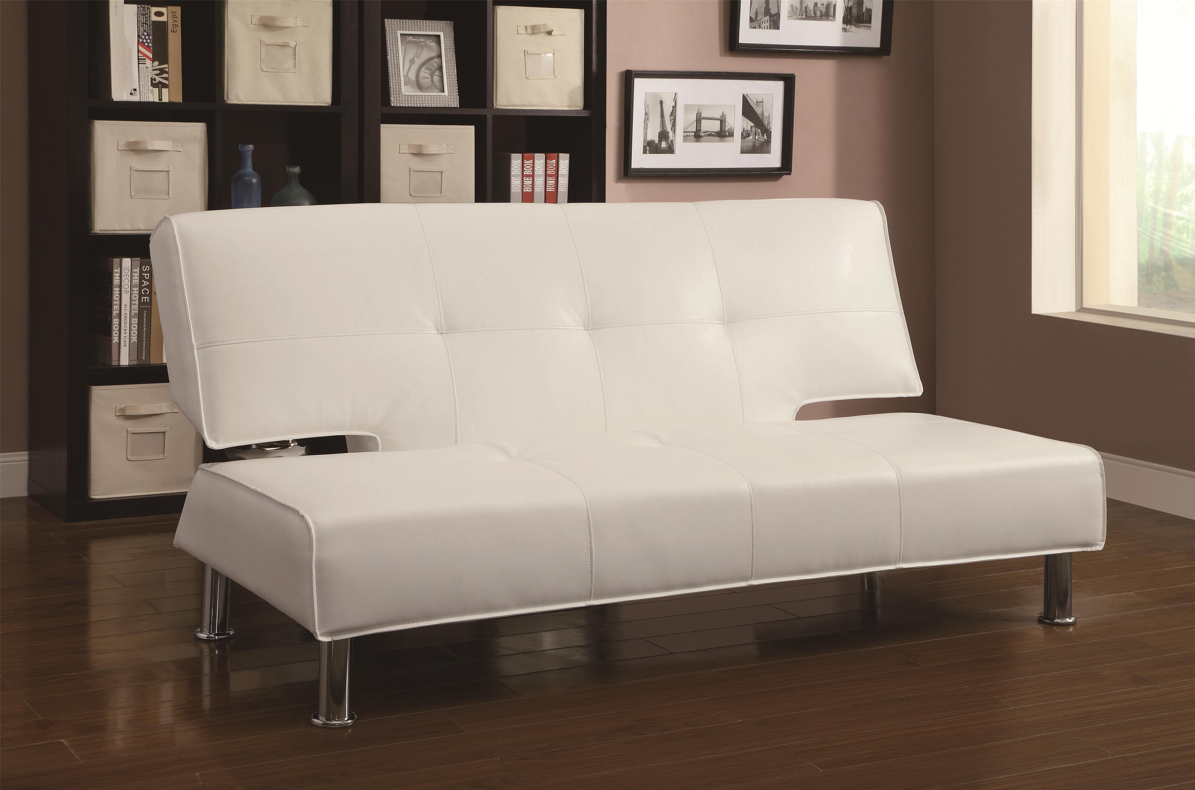 Coaster Sofa Beds and Futons Adjustable Armless Sofa Bed Del