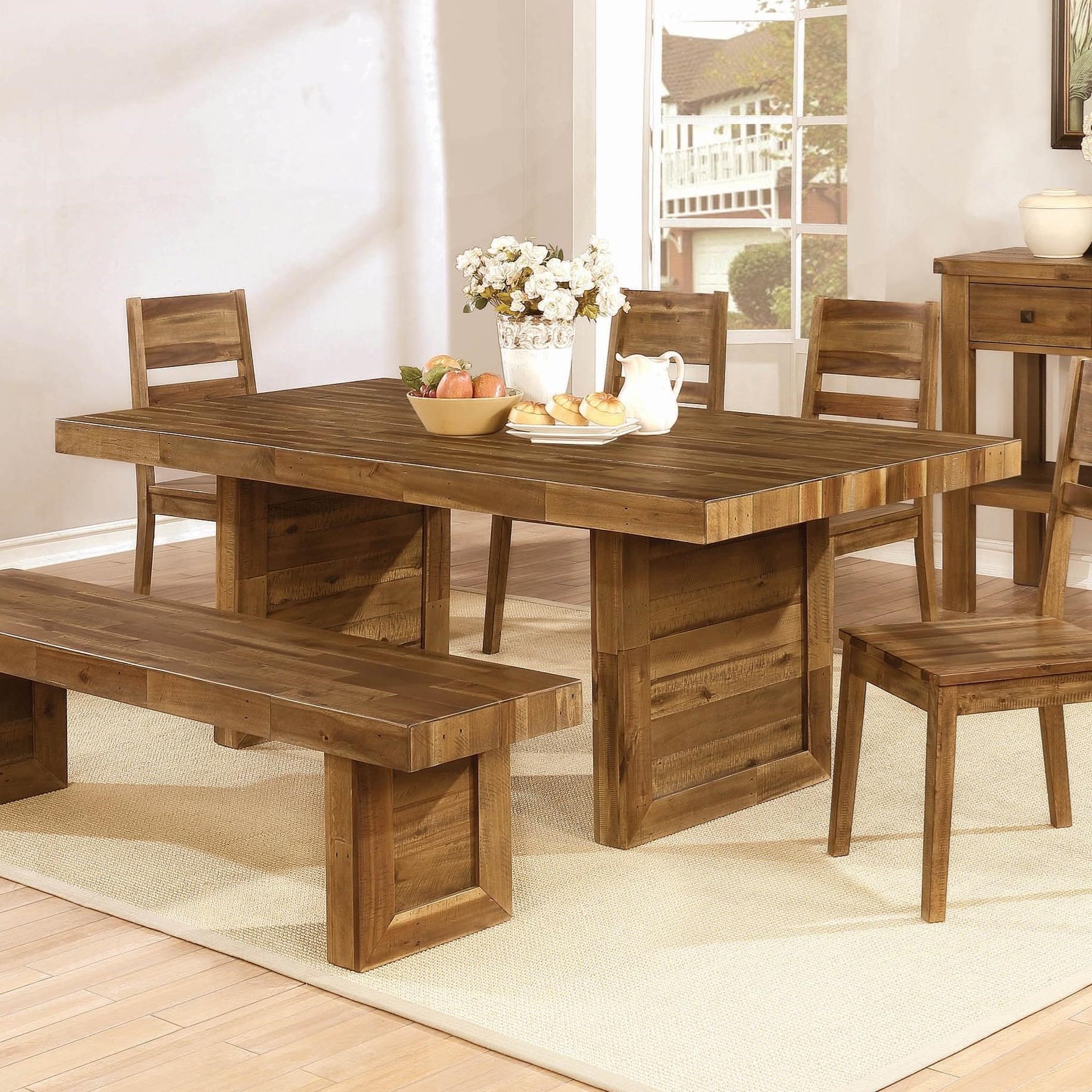 Tucson Rustic Dining Table By Coaster At Value City Furniture