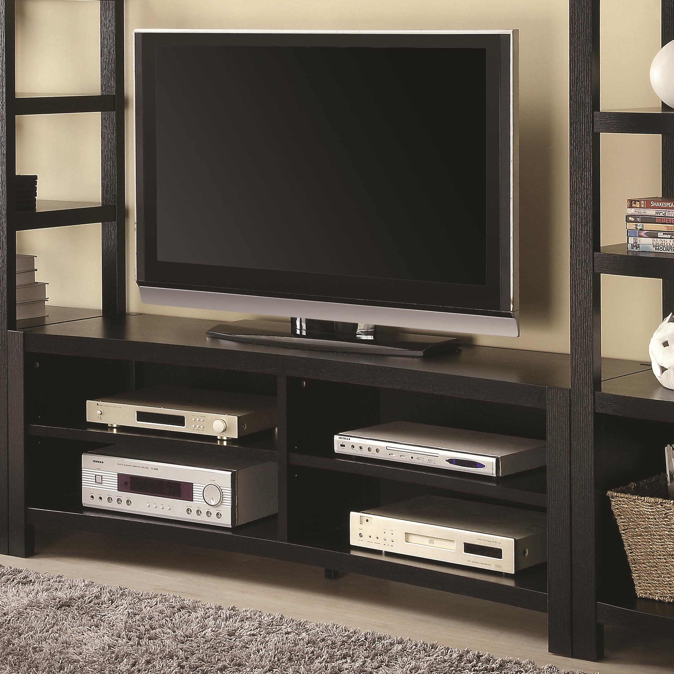 Coaster Entertainment Units Inverted Curved Front TV Console Value