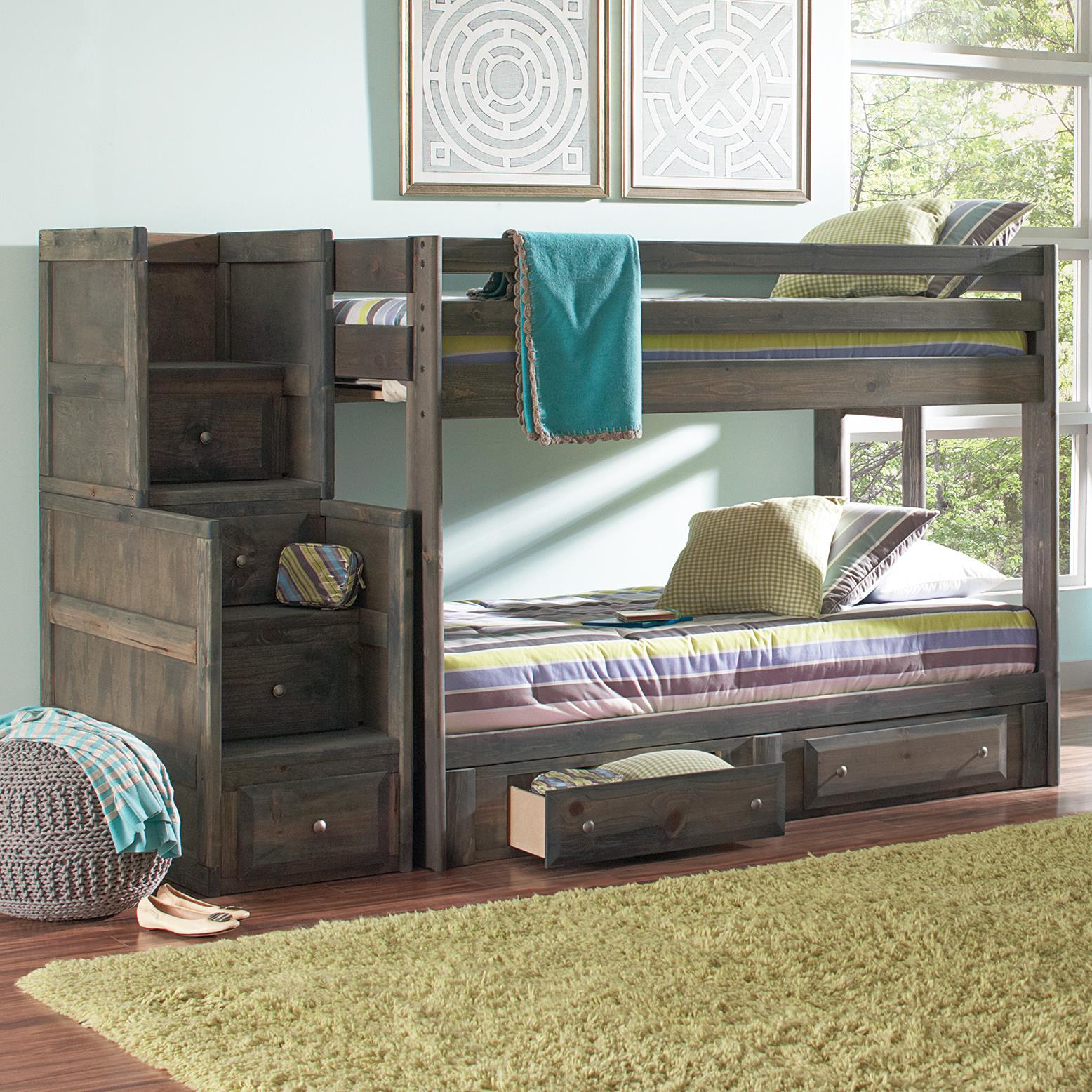 Wrangle Hill Gunsmoke Twin Twin Bunk Bed Wrangle Hill Gunsmoke Twin Twin Bunk Bed