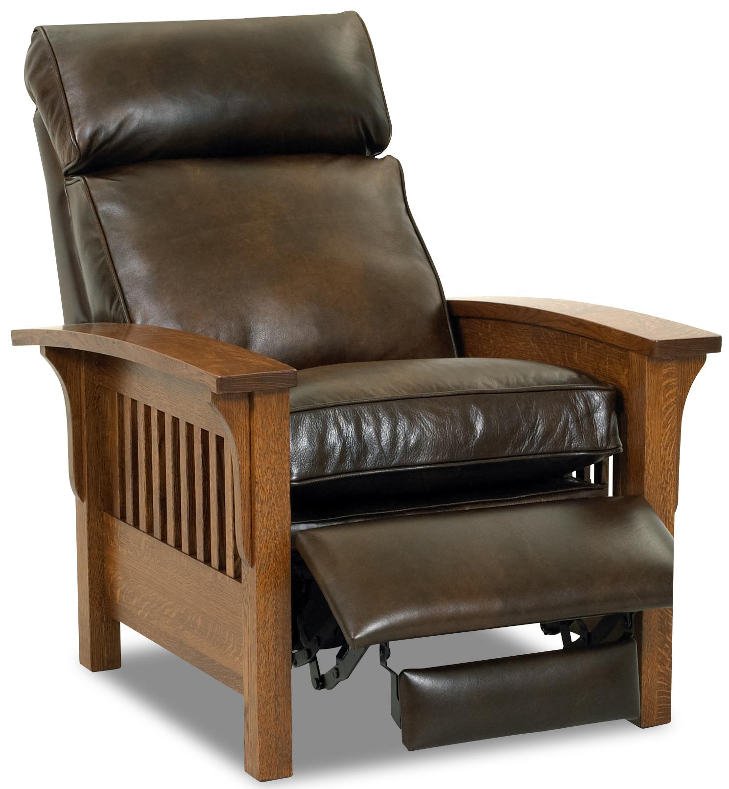 Comfort Design Mission High Leg Leather Recliner with Posture Plush