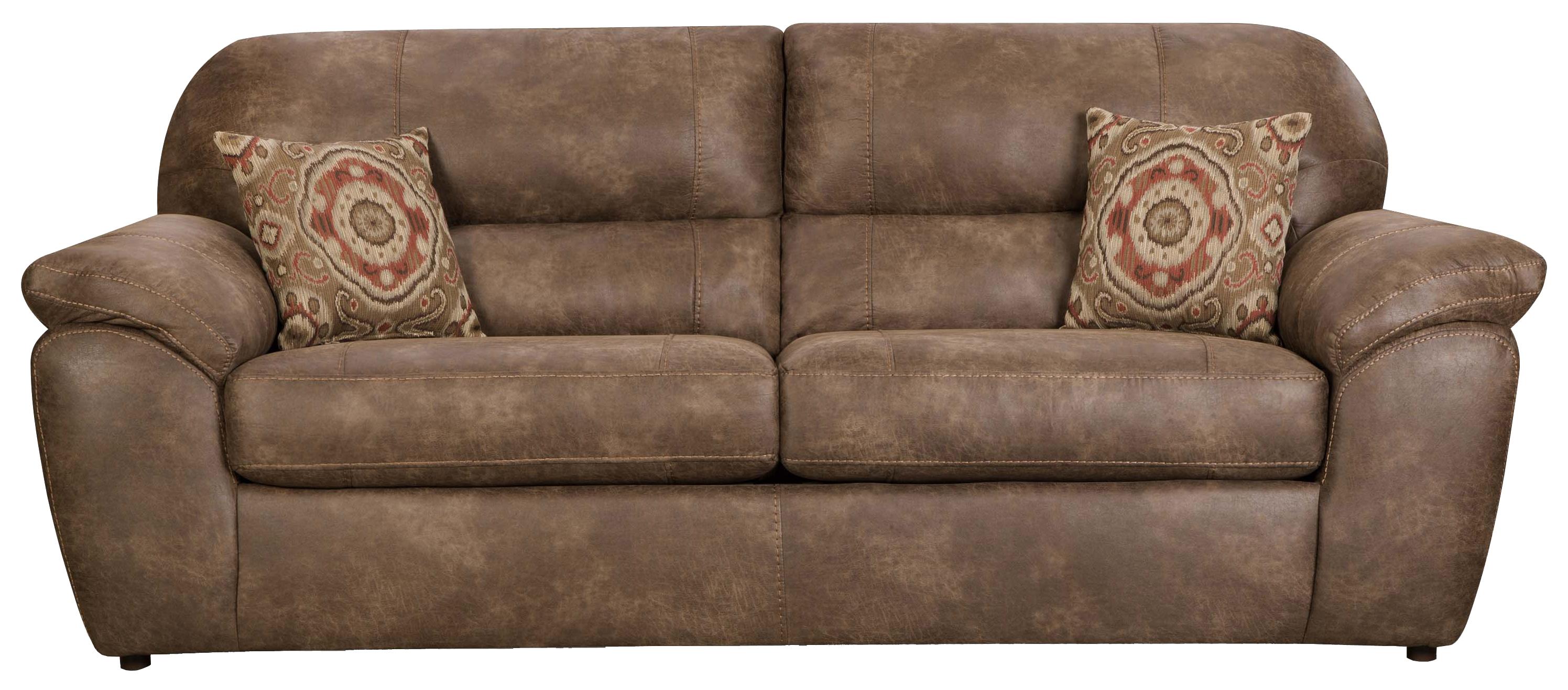 Corinthian 18a0 Casual Plush Sofa Standard Furniture Sofas Corinthian 18a0 Casual Plush Sofa