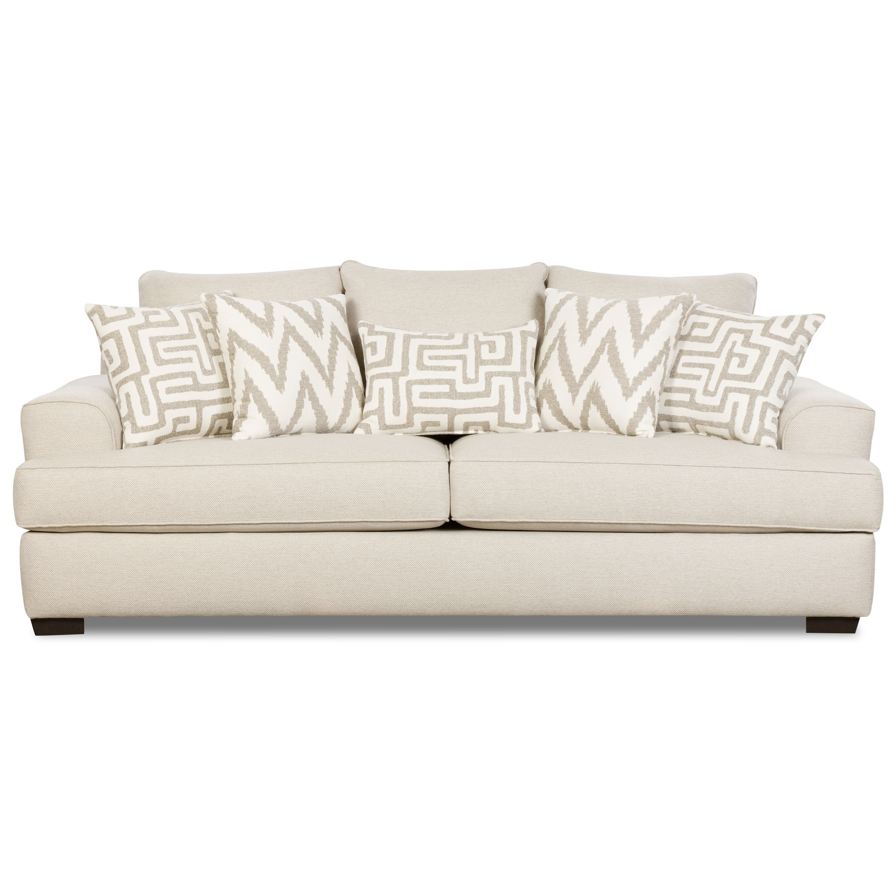 Corinthian Colonist 32B3 Contemporary Sofa | Great ...