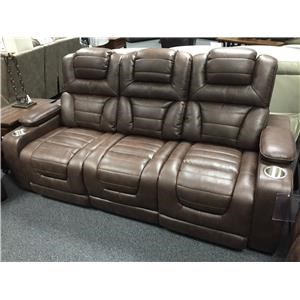 Leather Sofas Jacksonville Greenville Goldsboro New Bern Rocky Headrest Recline Sofa