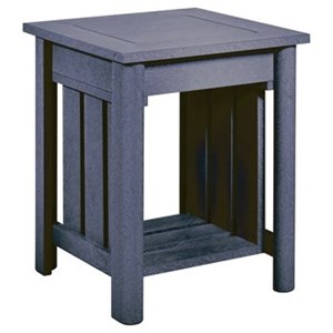 C.R. Plastic Products Stratford DS 19" Outdoor End Table