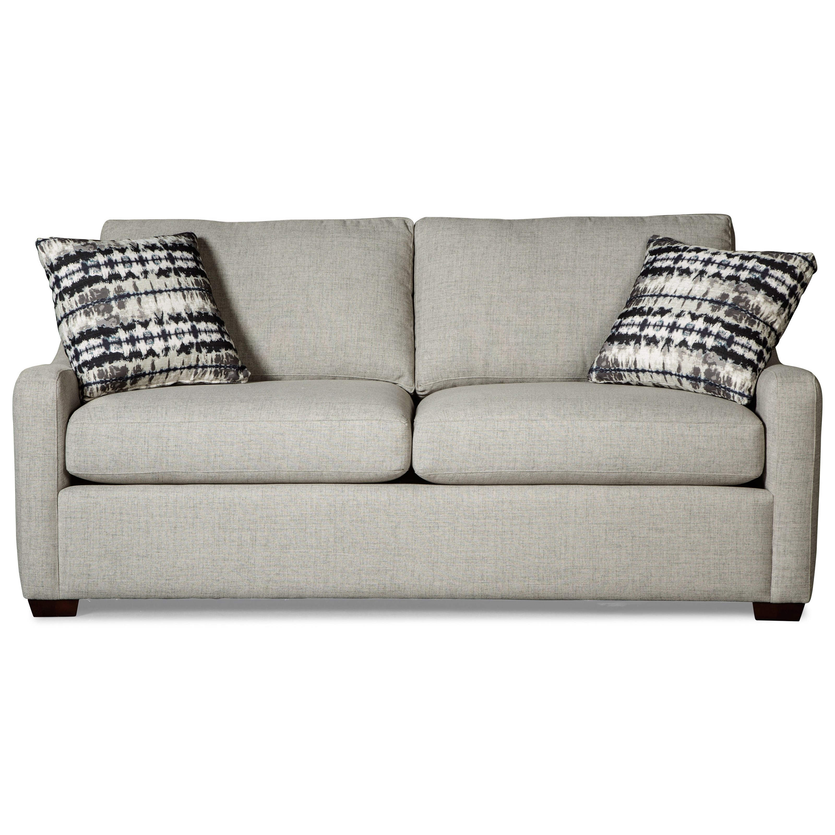 Craftmaster 7643 Casual Small Scale Sleeper Sofa With Memory Foam Craftmaster 7643 Queen Sleeper Sofa With Memory Foam Mattress Item Number 764350 98