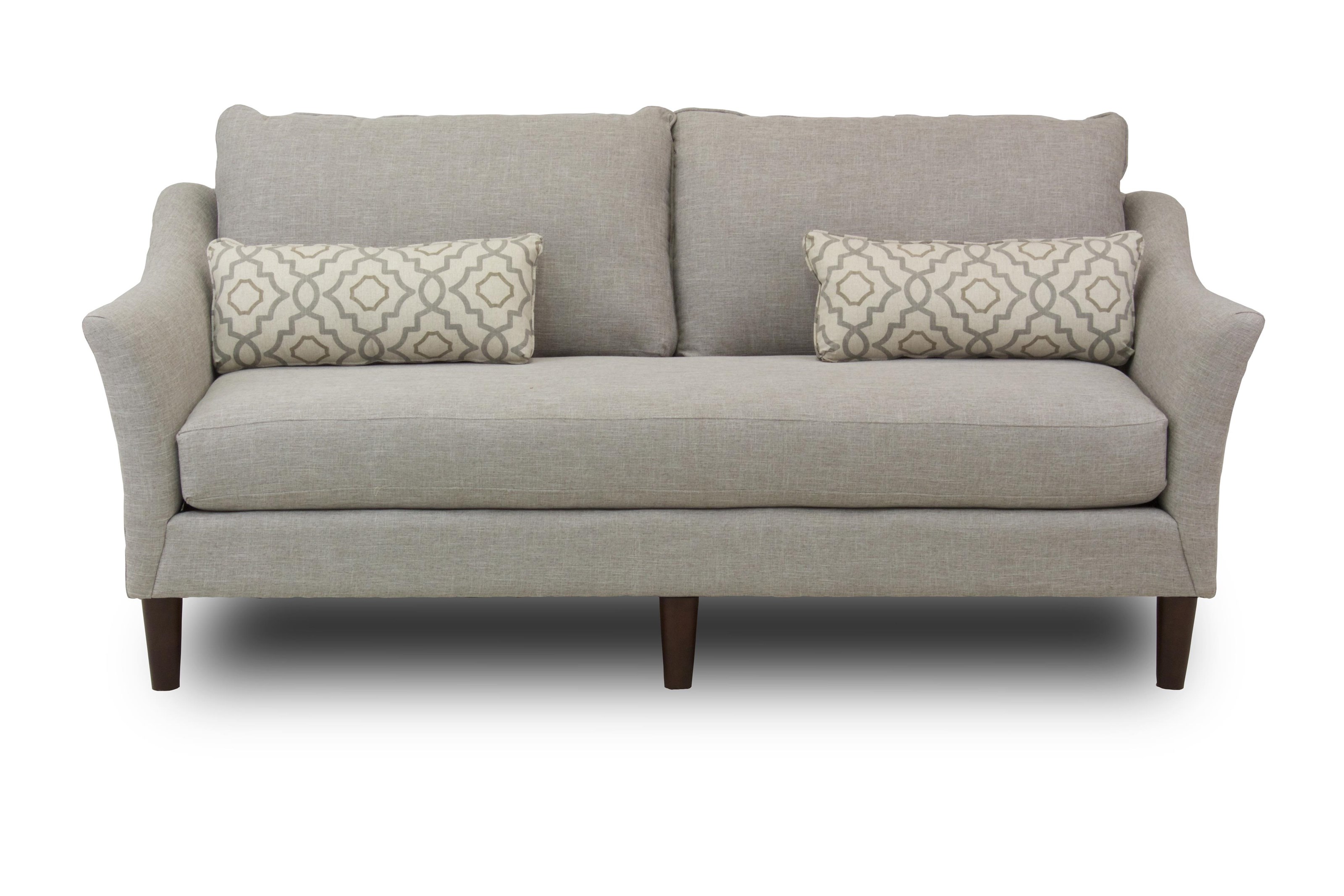 Hickory Craft Harmin Contemporary Sofa With Bench Seat And Built In Hickory Craft Harmin Sofa W Bench Seat Usb Item Number 17769u