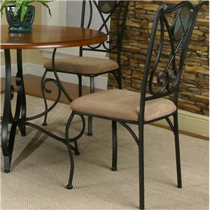 Cramco Inc Cramco Trading Company Ravine Dining Room Side Chair W Upholstered Seat Value City Furniture Dining Side Chair