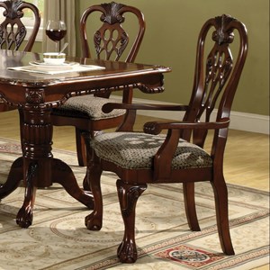 Crown Mark Brussels Dining Arm Chair