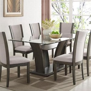 Camelia Grey By Crown Mark Wayside Furniture Crown Mark Camelia Grey Dining Table