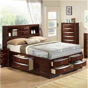 Crown Mark Emily Queen Captain's Bed